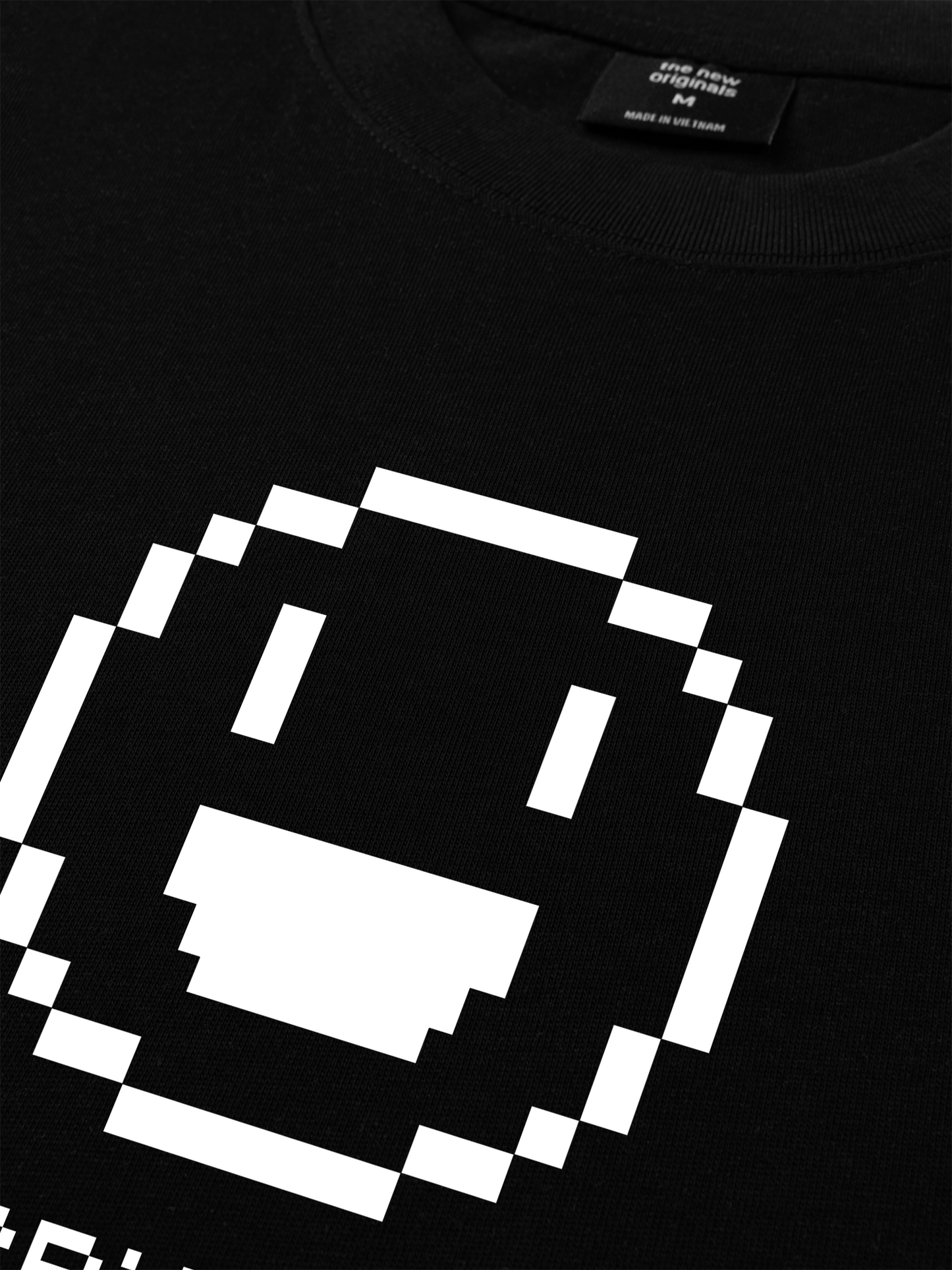 Áo Thun Relaxed Fit Pixel Universe Happy Mood