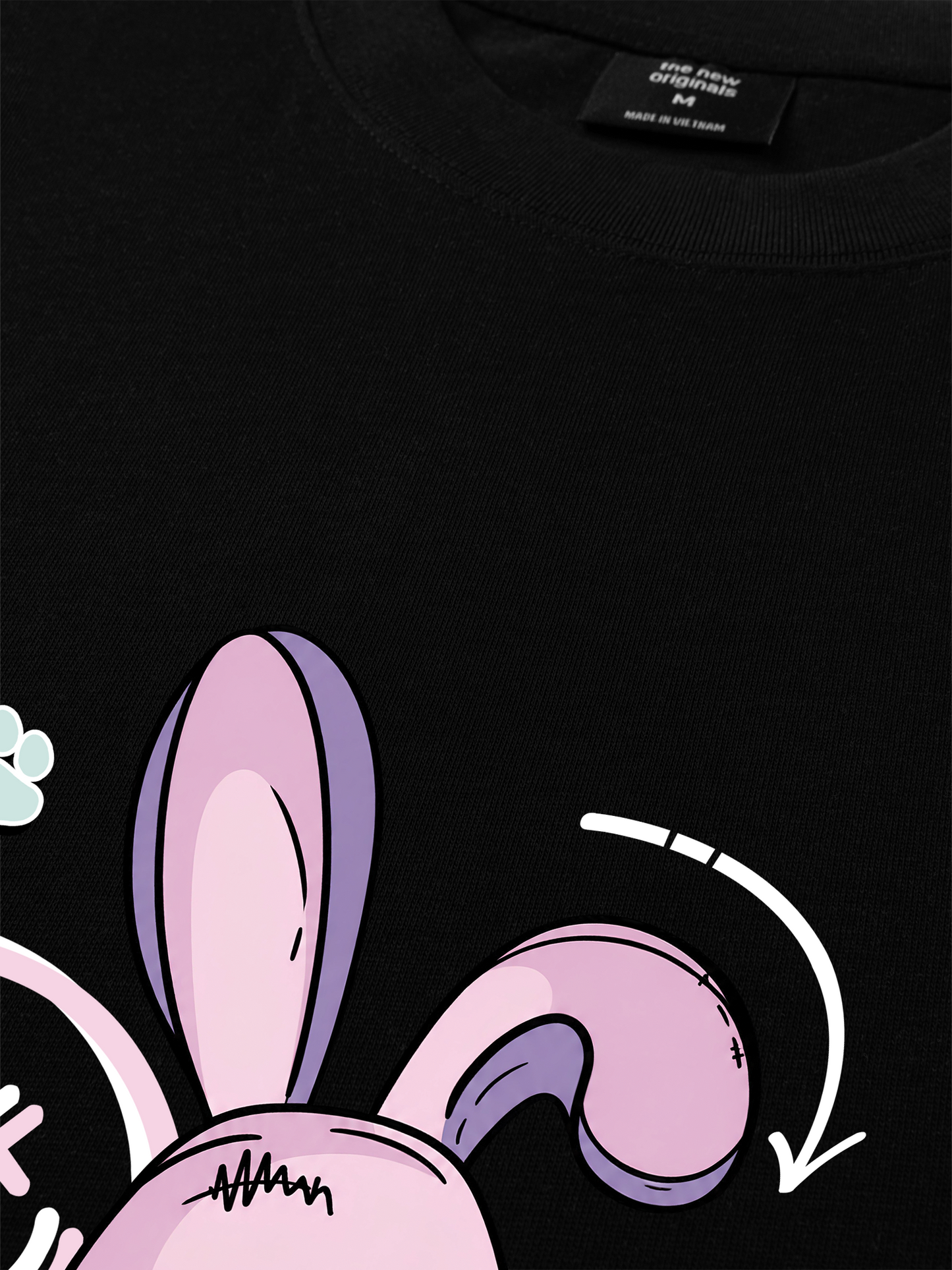 Áo Thun Relaxed Fit Rabbit Smile Face