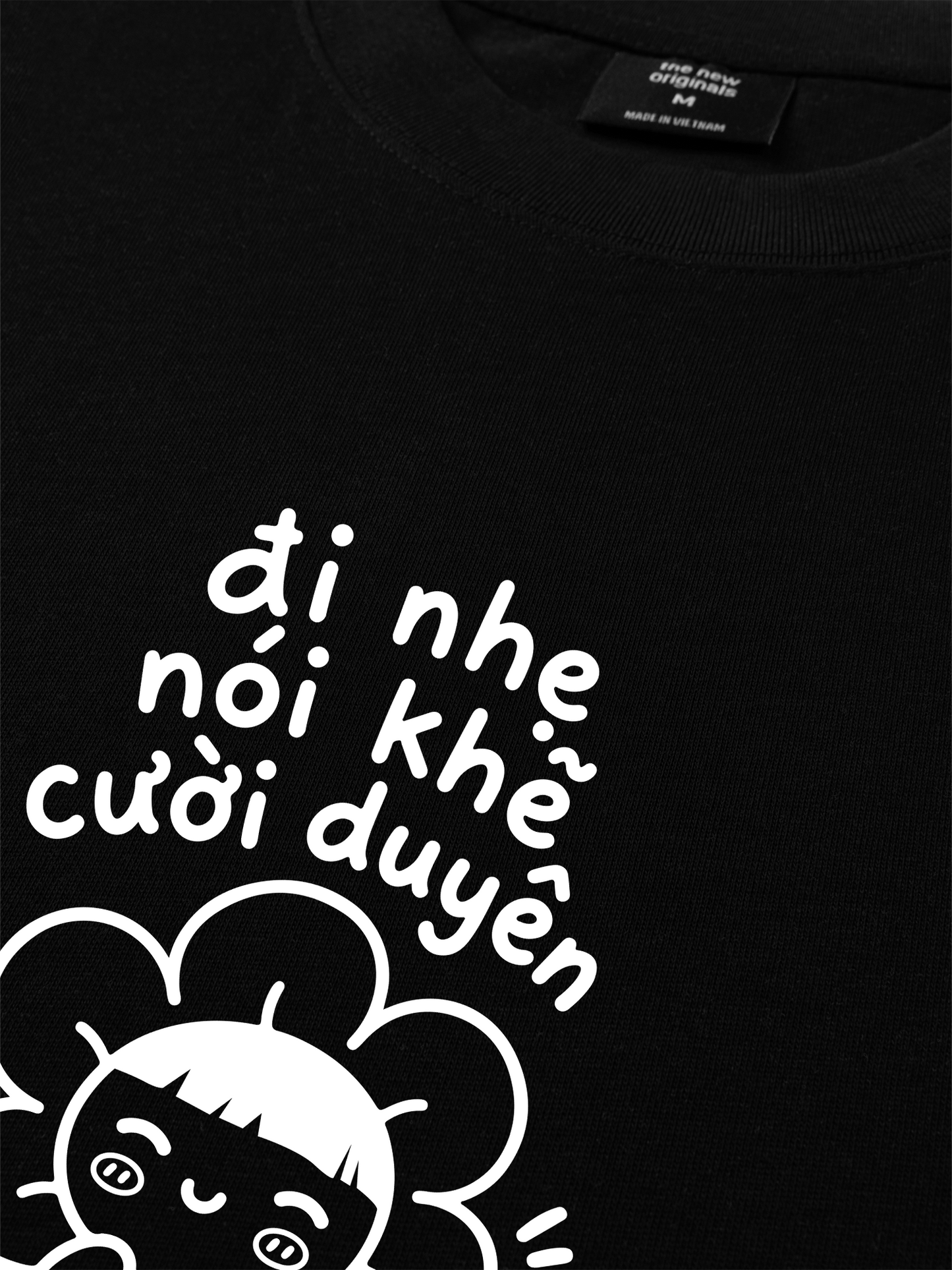Áo Thun Relaxed Fit Đi Nhẹ Nói Khẽ Cười Duyên
