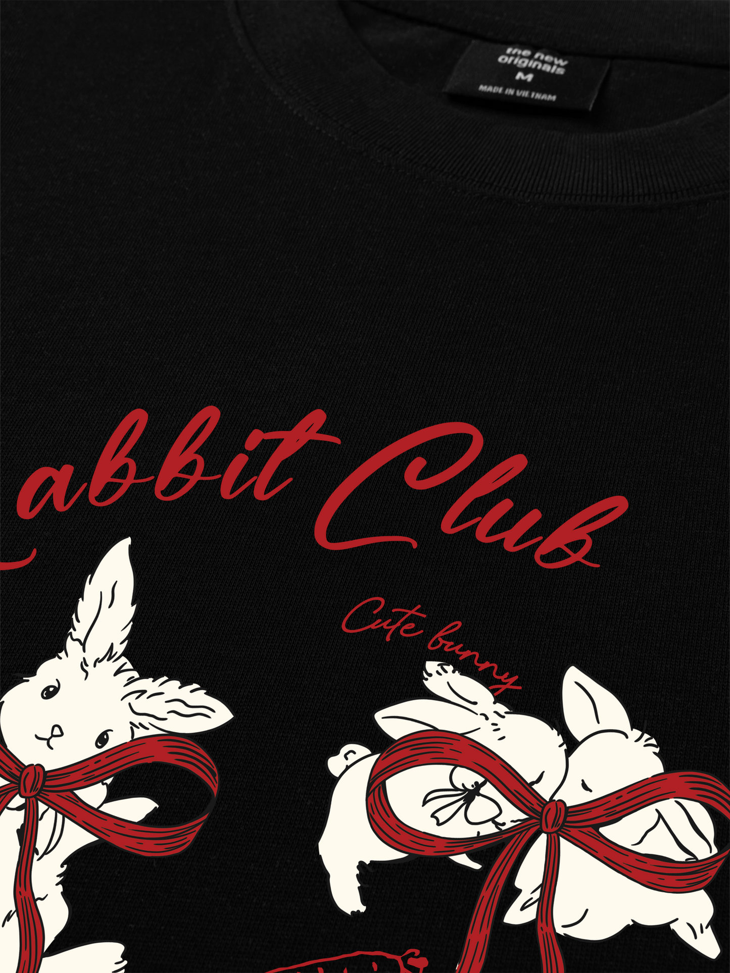 Áo Thun Relaxed Fit Rabbit Club