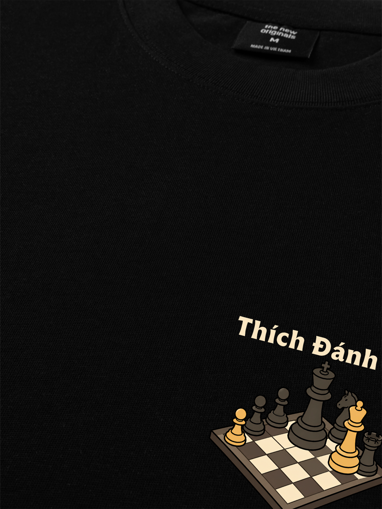Áo Thun Relaxed Fit Thích Đánh Cờ