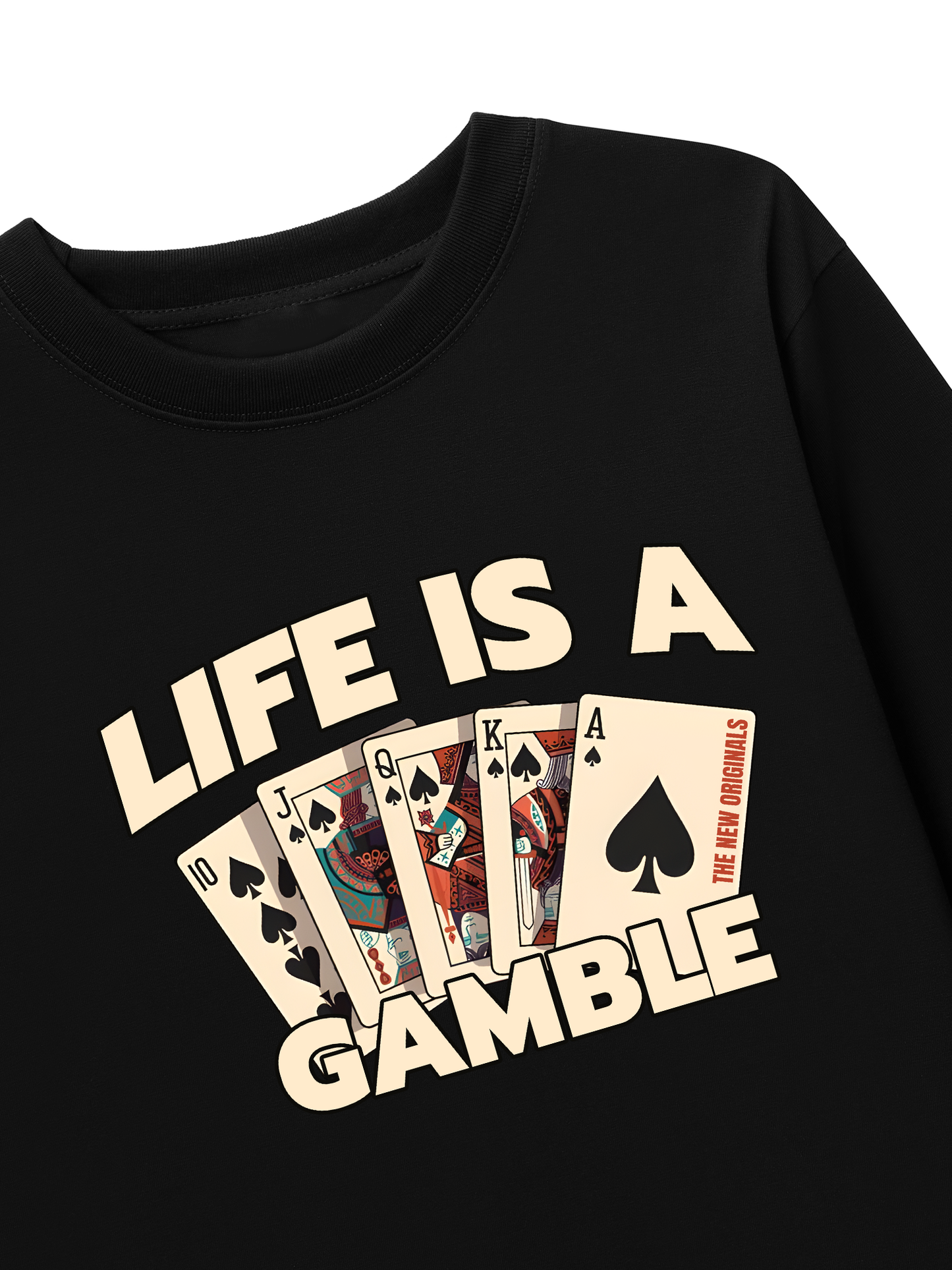 Áo Thun Dài Tay Lucky Life Is A Gamble