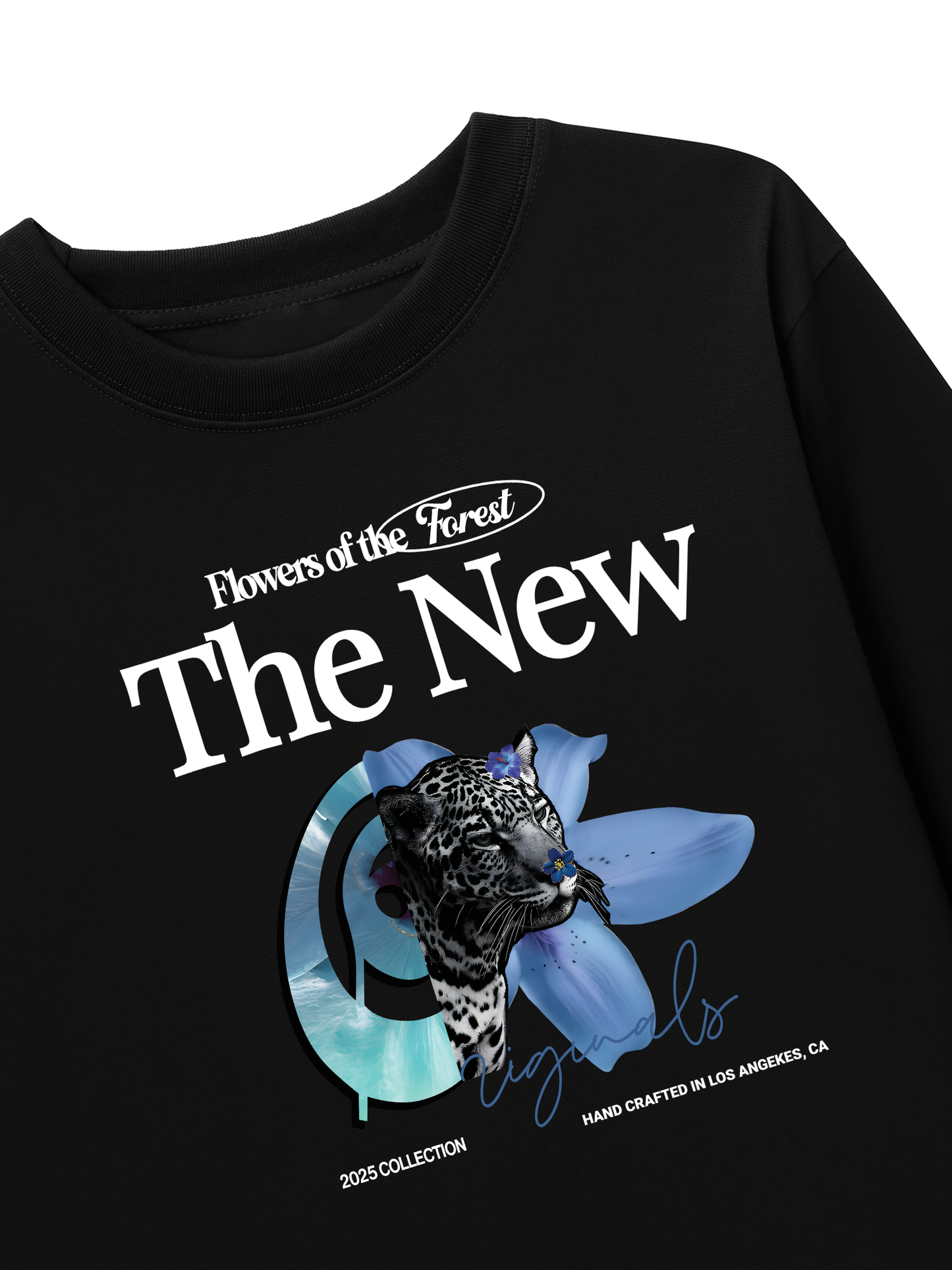 Áo Thun Dài Tay Summer Vibes Flower Leopard