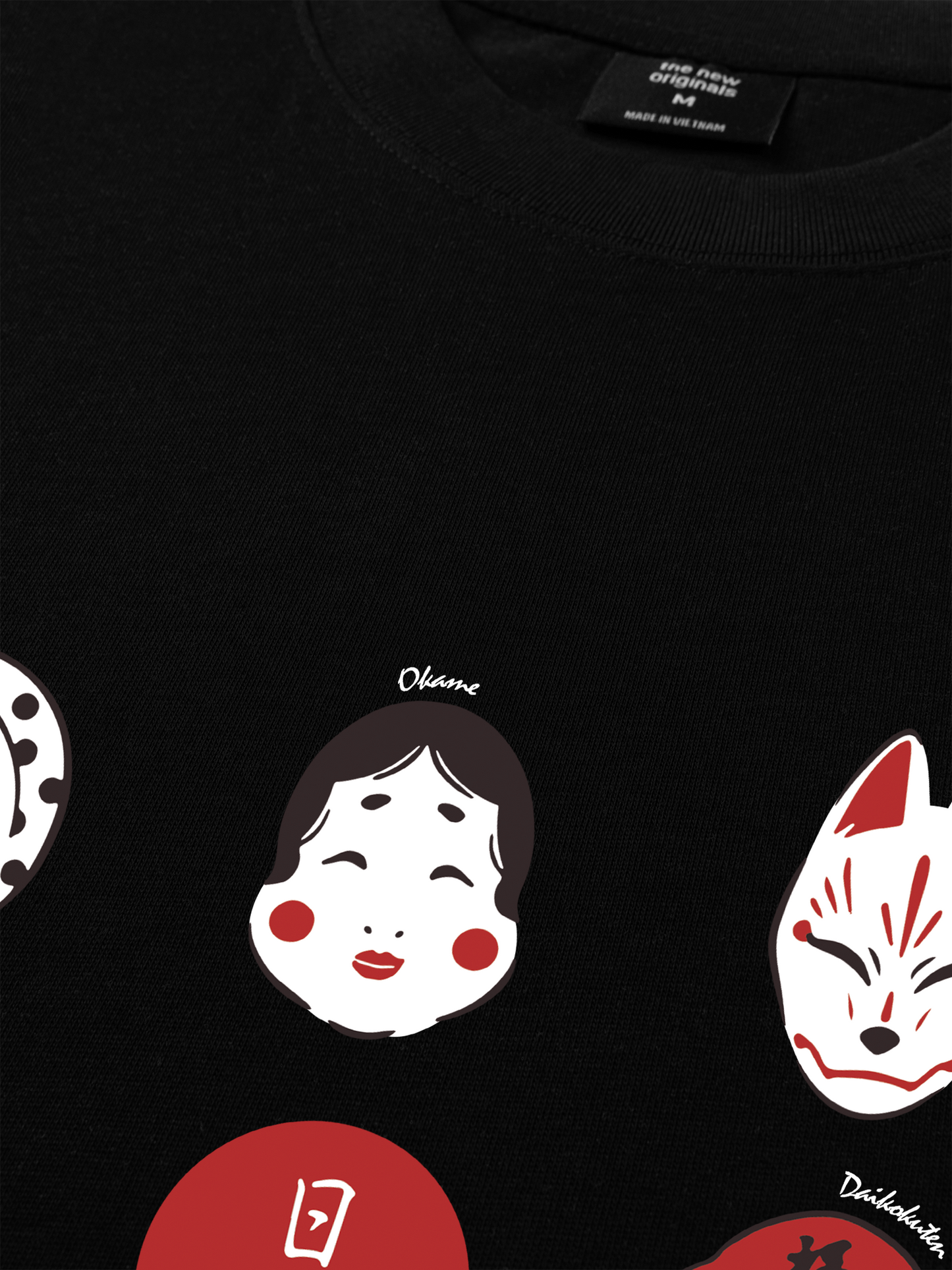 Áo Thun Relaxed Fit Japan Spirit Mask