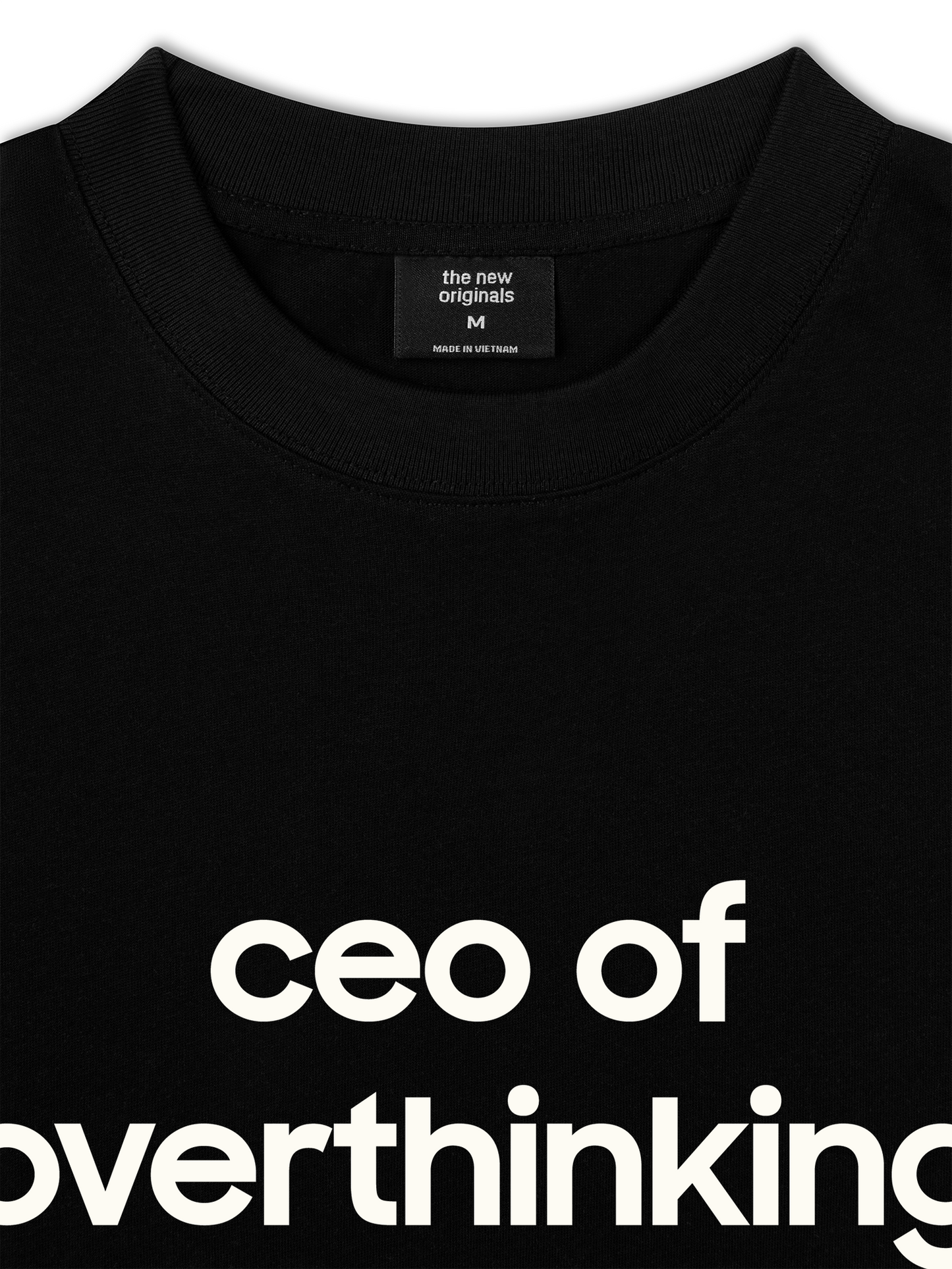 Áo Thun Relaxed Fit Ceo of Overthinking