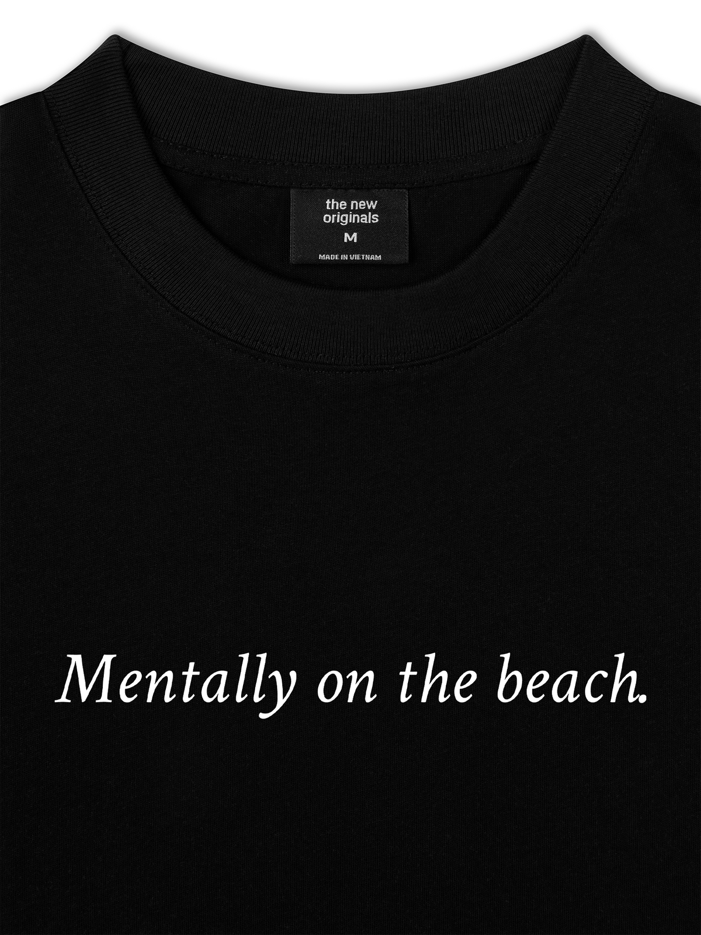 Áo Thun Relaxed Fit Mentally on the Beach
