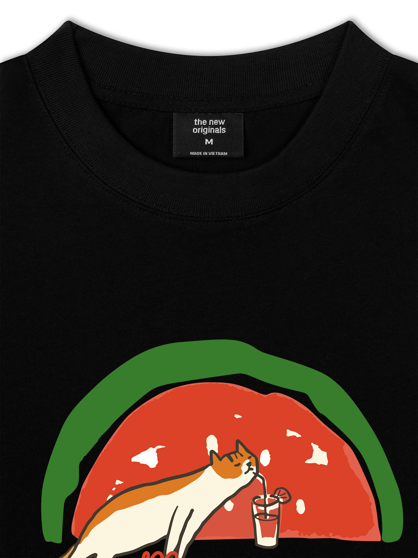 Áo Thun Relaxed Fit Meow Meow Watermelon