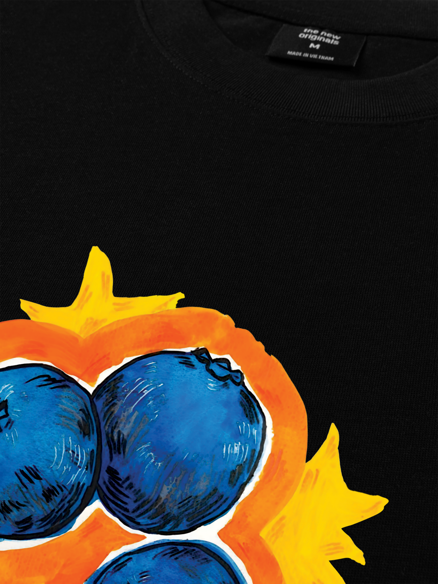 Áo Thun Relaxed Fit Blueberries