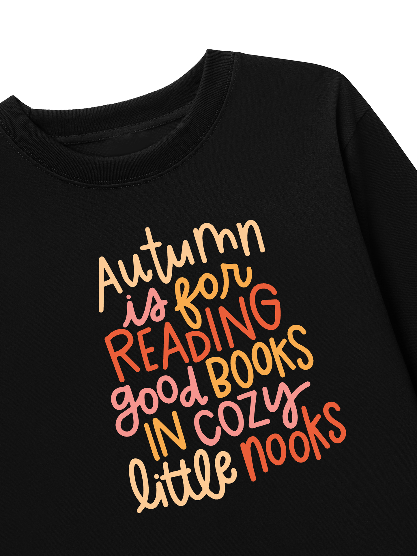 Áo Thun Dài Tay Autumn is For Reading Good Books
