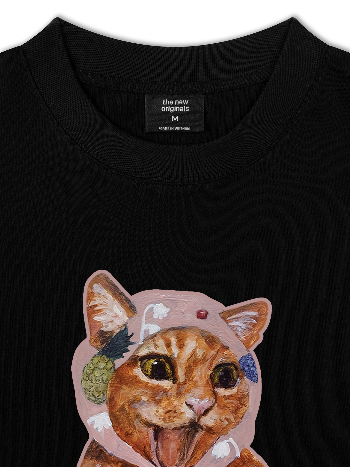 Áo Thun Relaxed Fit Crazy Cat