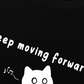 Áo Thun Relaxed Fit Animal Mood Keep Moving Forward