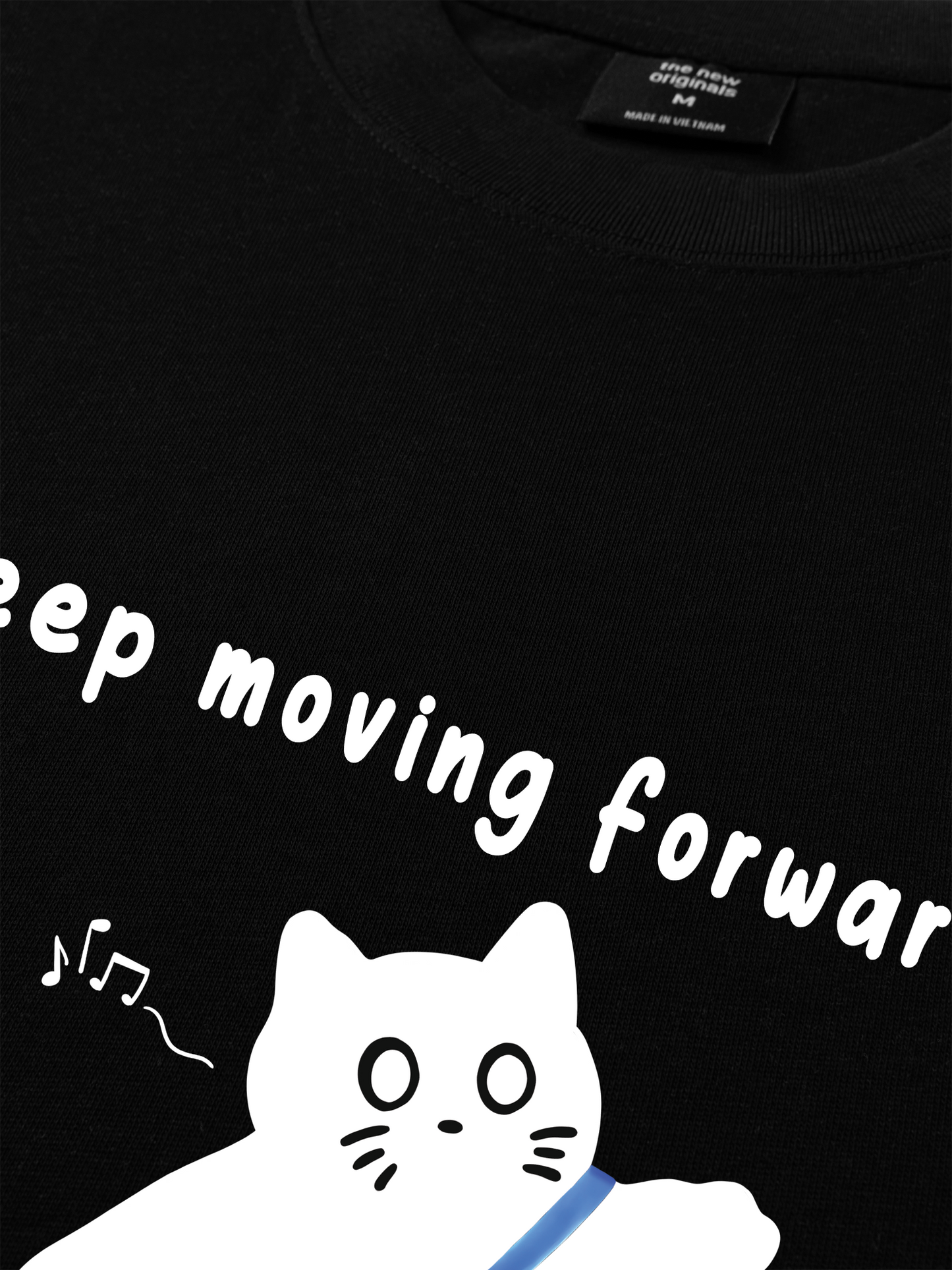 Áo Thun Relaxed Fit Animal Mood Keep Moving Forward