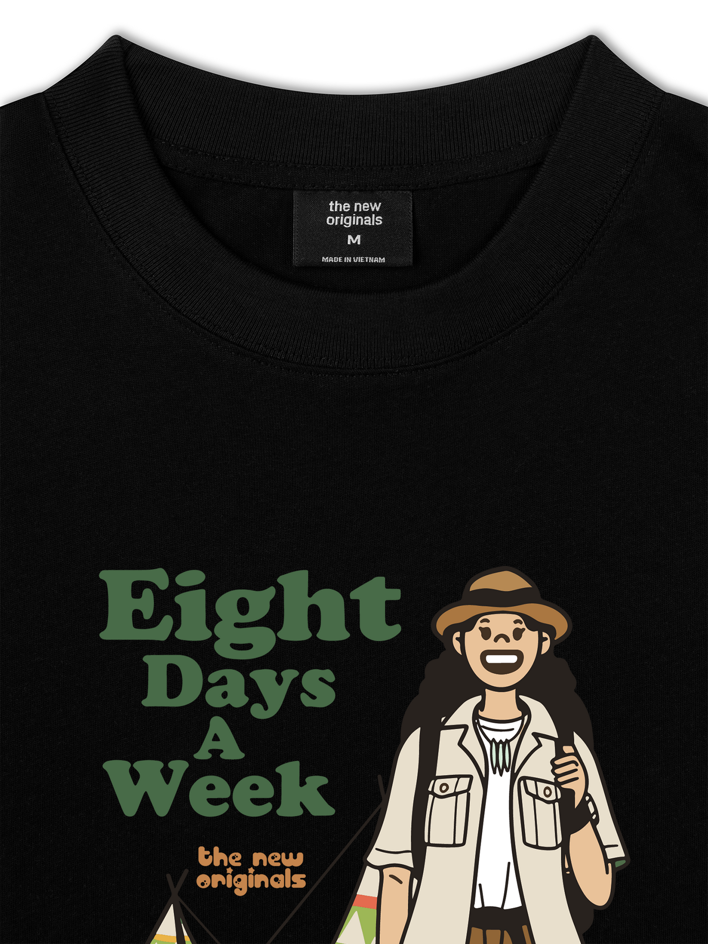 Áo Thun Relaxed Fit Eight Days A Week Girl