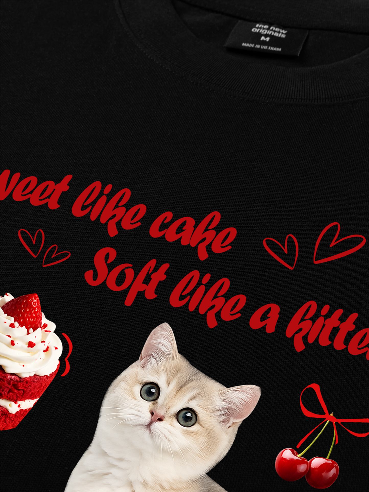 Áo Thun Relaxed Fit Daily Cuties Sweet Like Cake