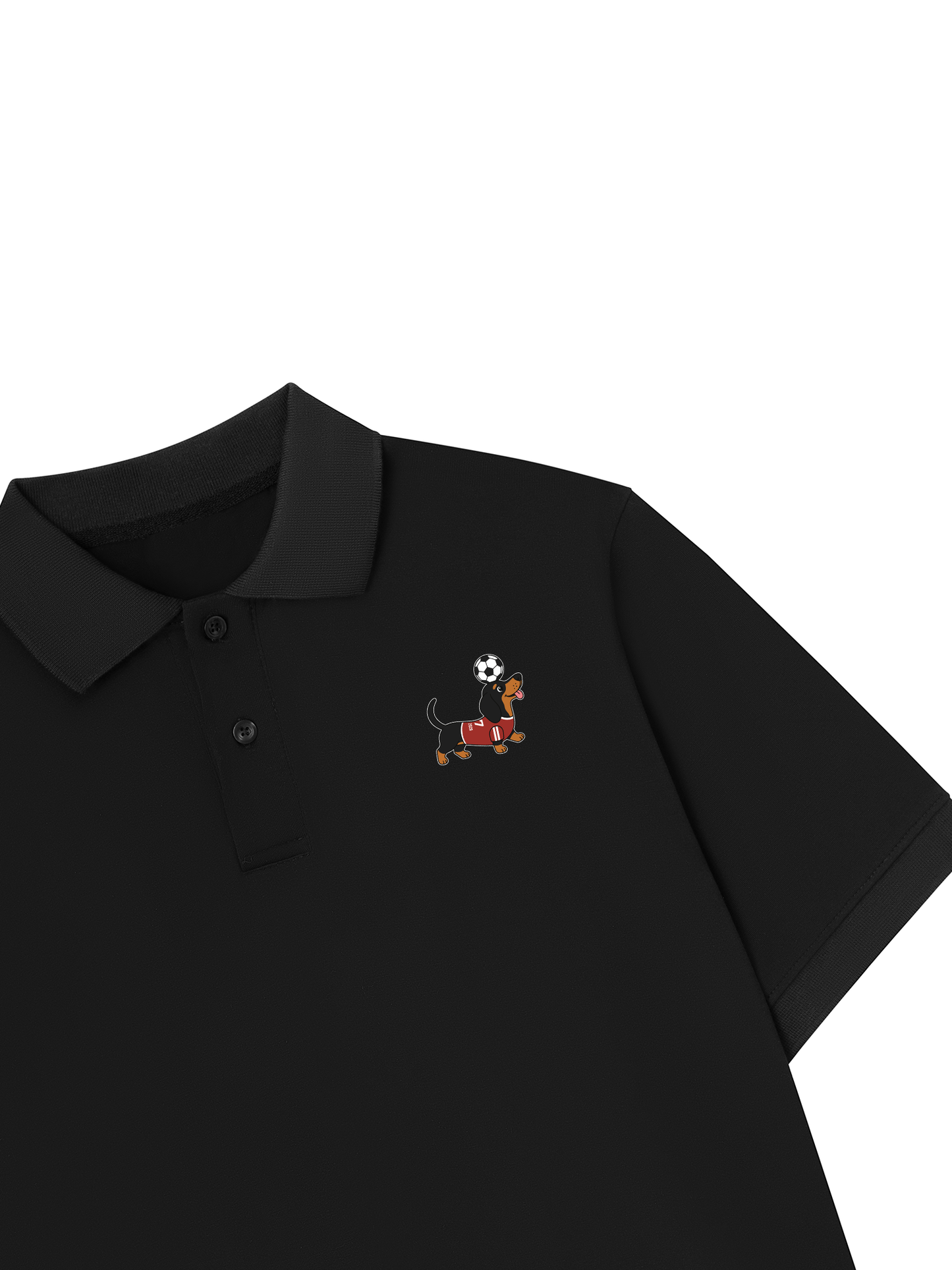 Áo Polo Relaxed Fit Dachshund FC Red