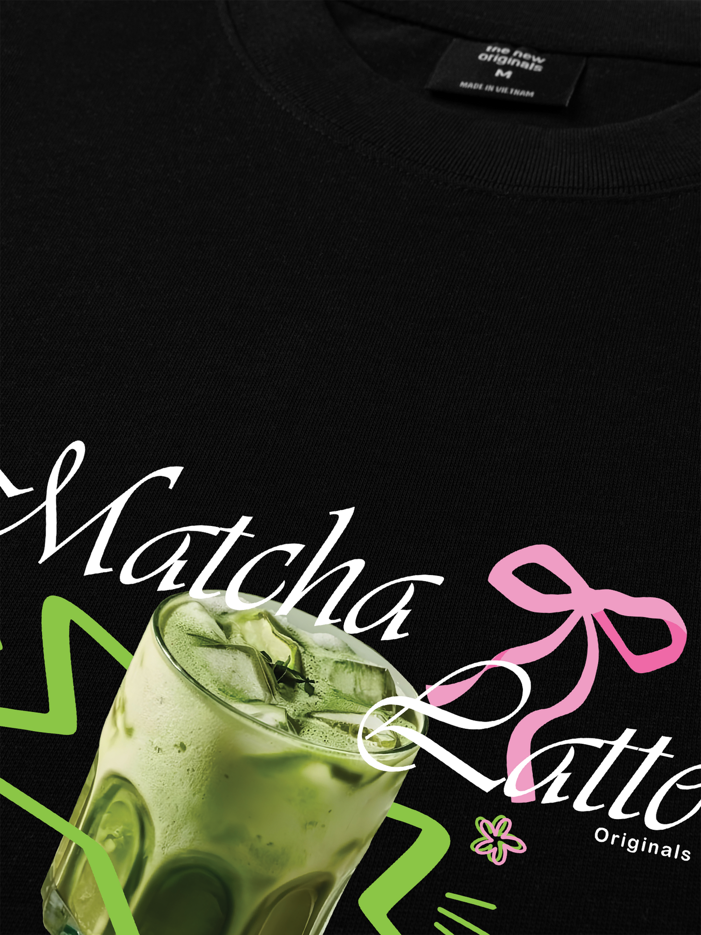 Áo Thun Relaxed Fit Drink Collection Matcha Latte