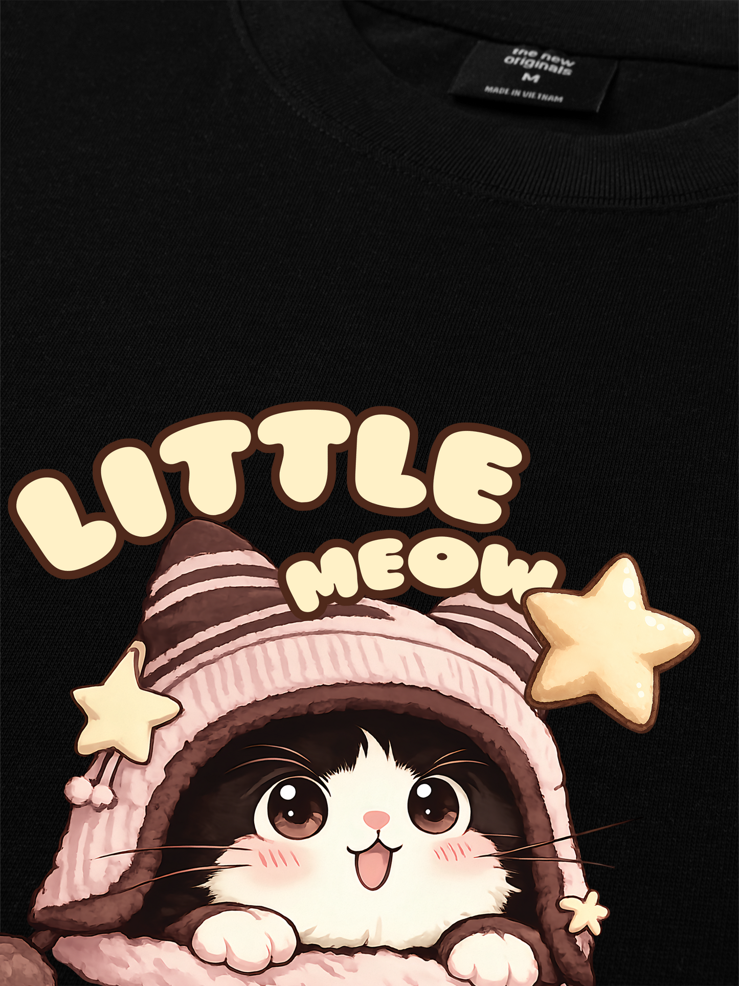 Áo Thun Relaxed Fit Little Meow
