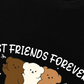 Áo Thun Relaxed Fit Teddy Land Best Friends Forever