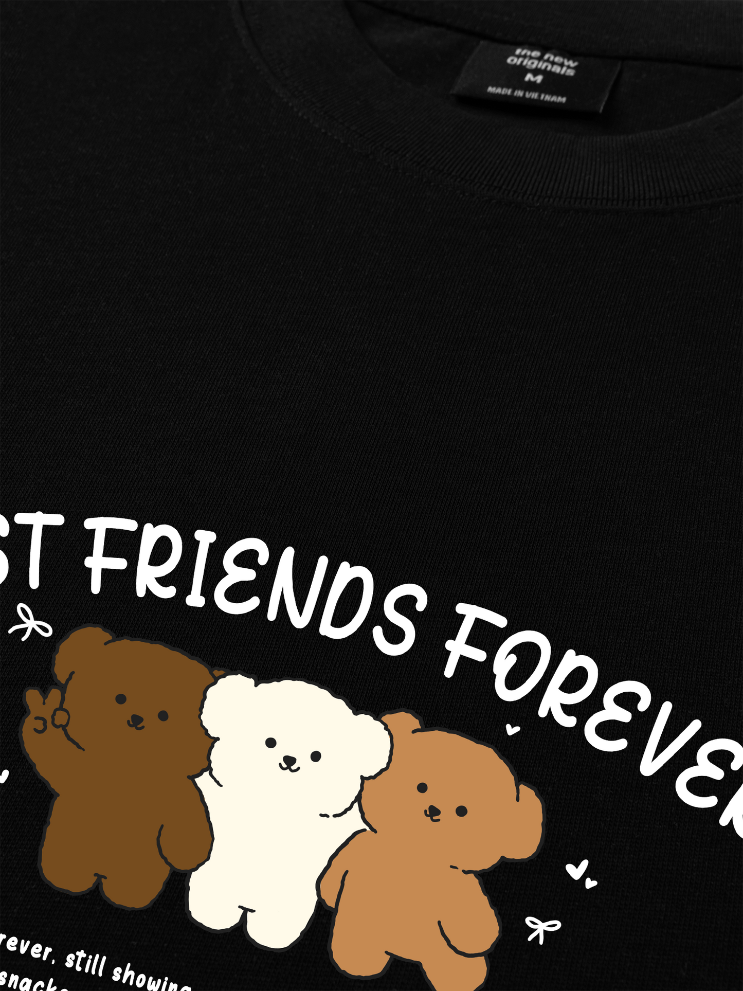 Áo Thun Relaxed Fit Teddy Land Best Friends Forever