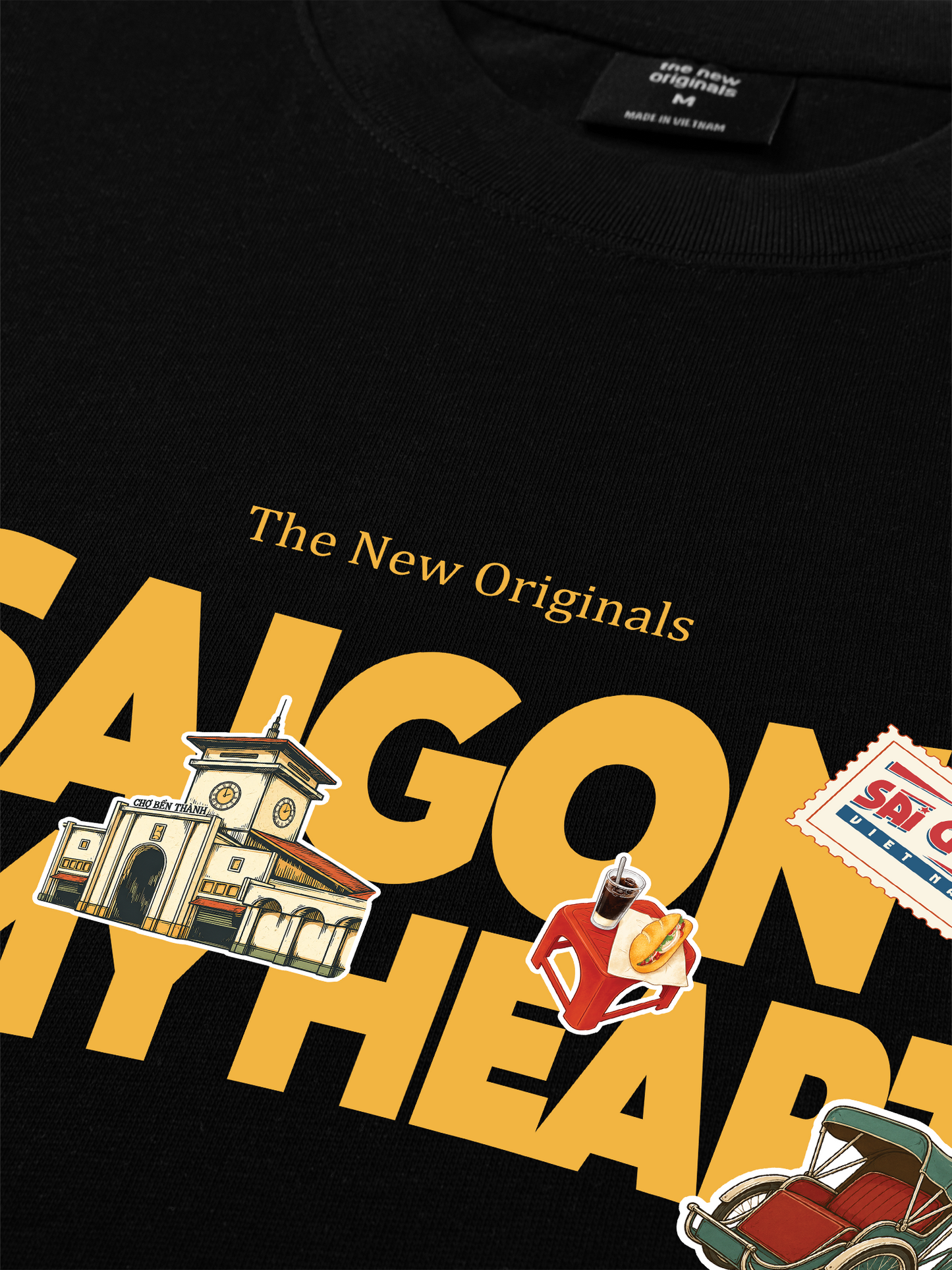 Áo Thun Relaxed Fit Sai Gon In My Heart