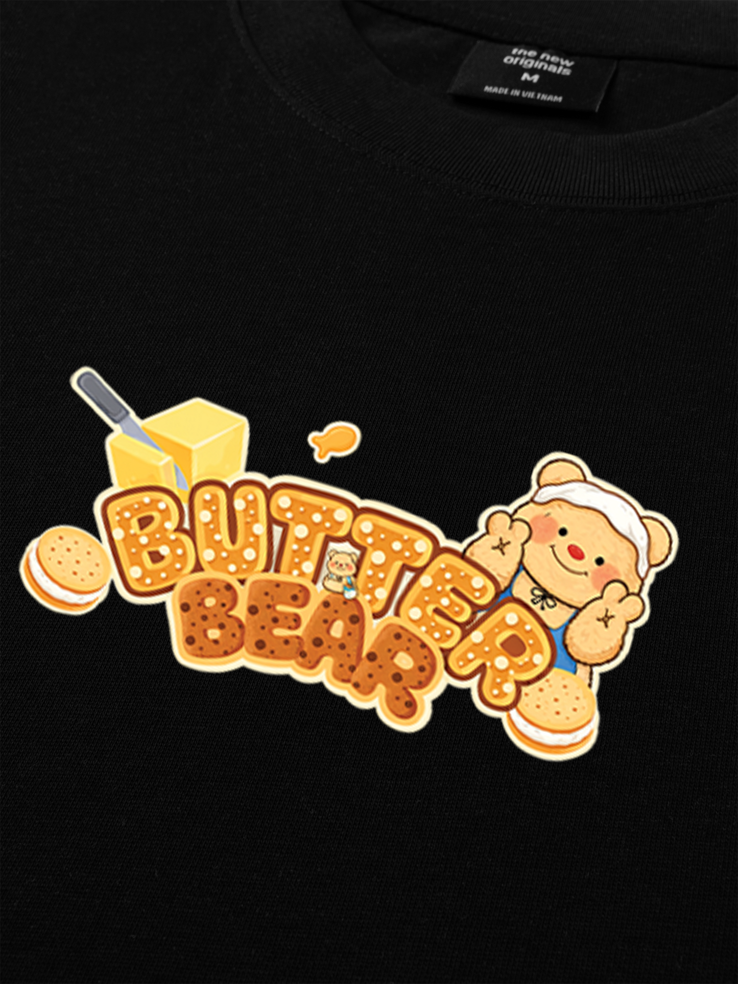 Áo Thun Relaxed Fit Teddy Land Butter Bear