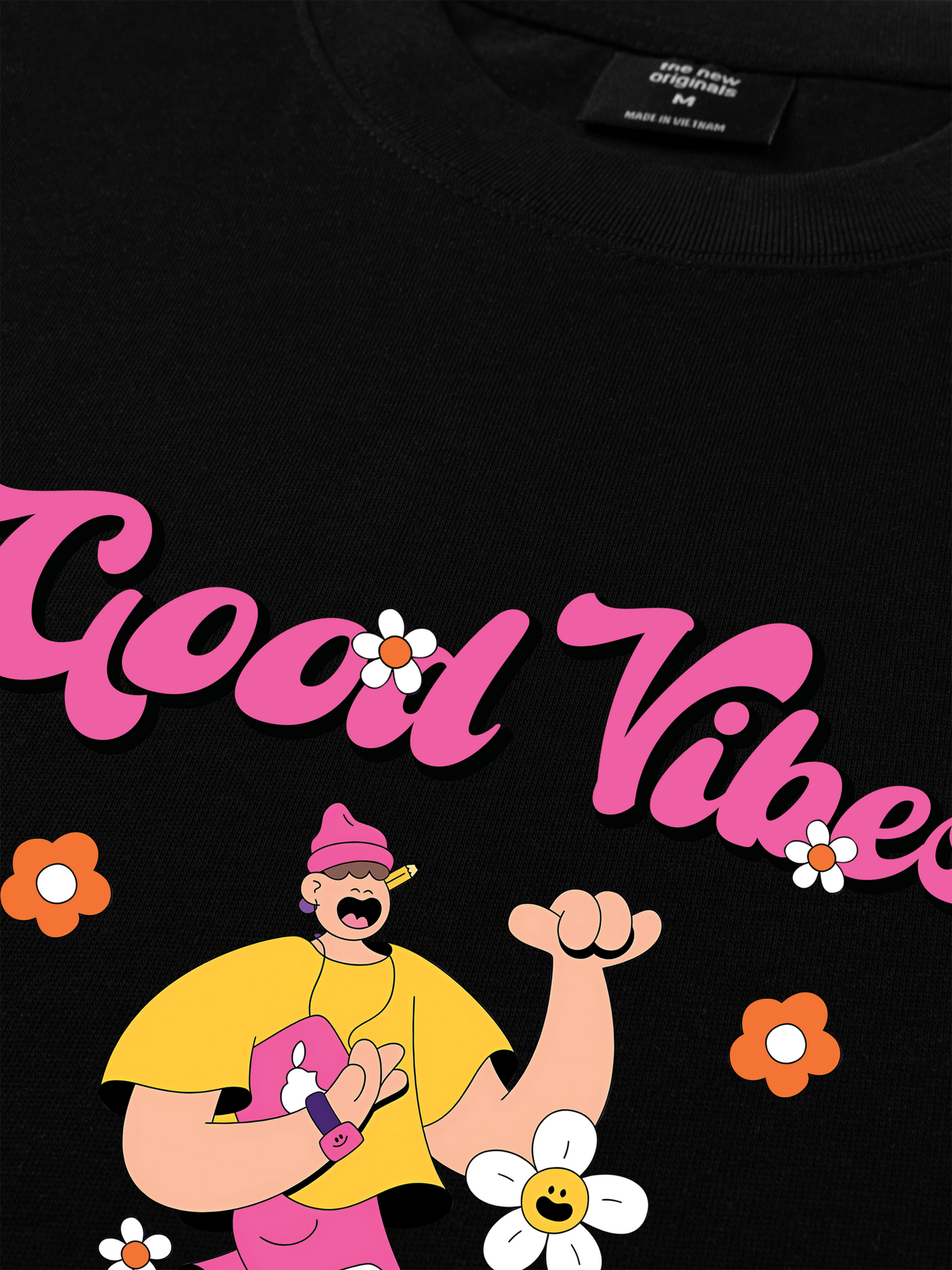 Áo Thun Relaxed Fit Weekend Goog Vibes Only