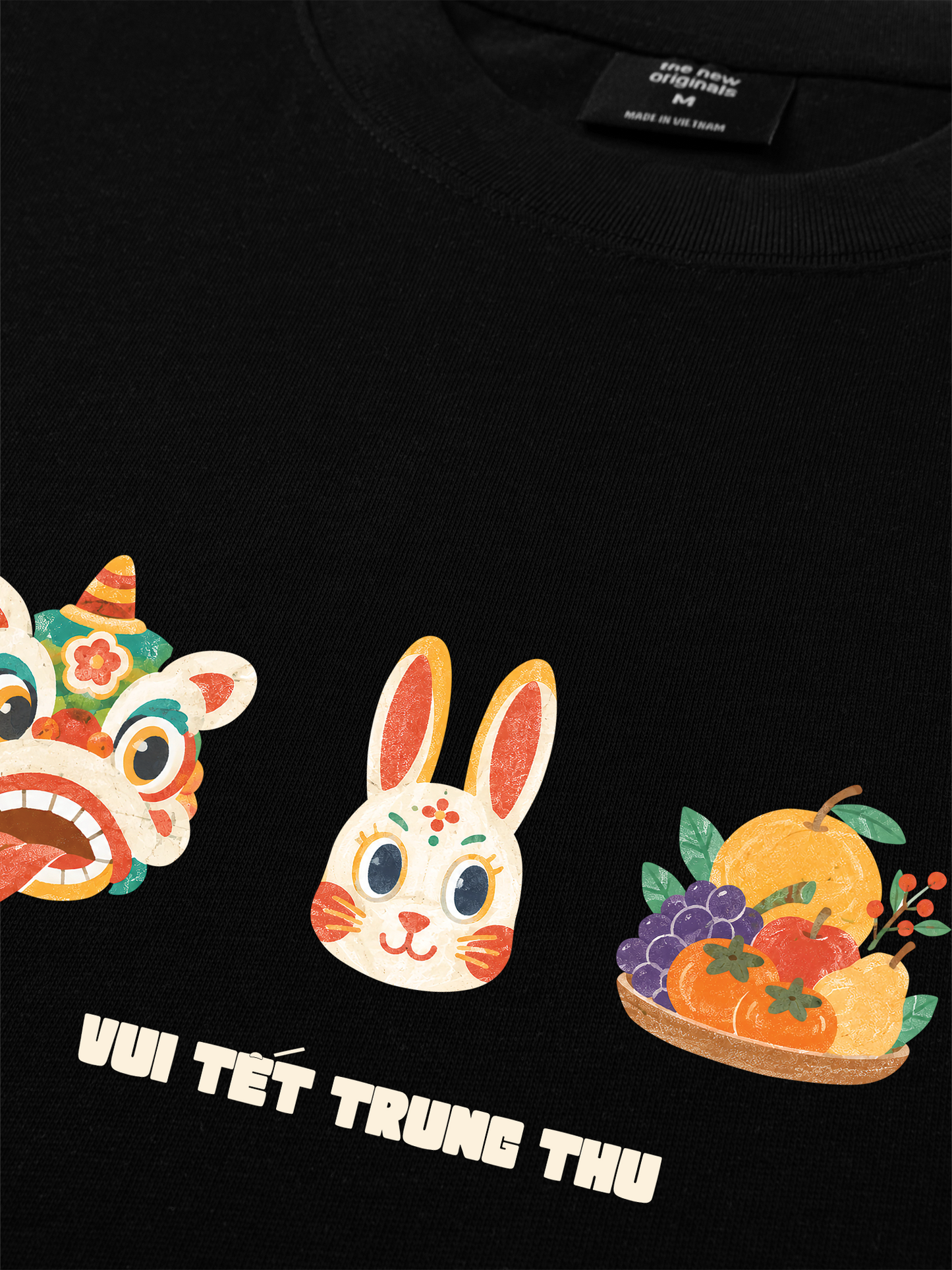 Áo Thun Relaxed Fit Vui Tết Trung Thu