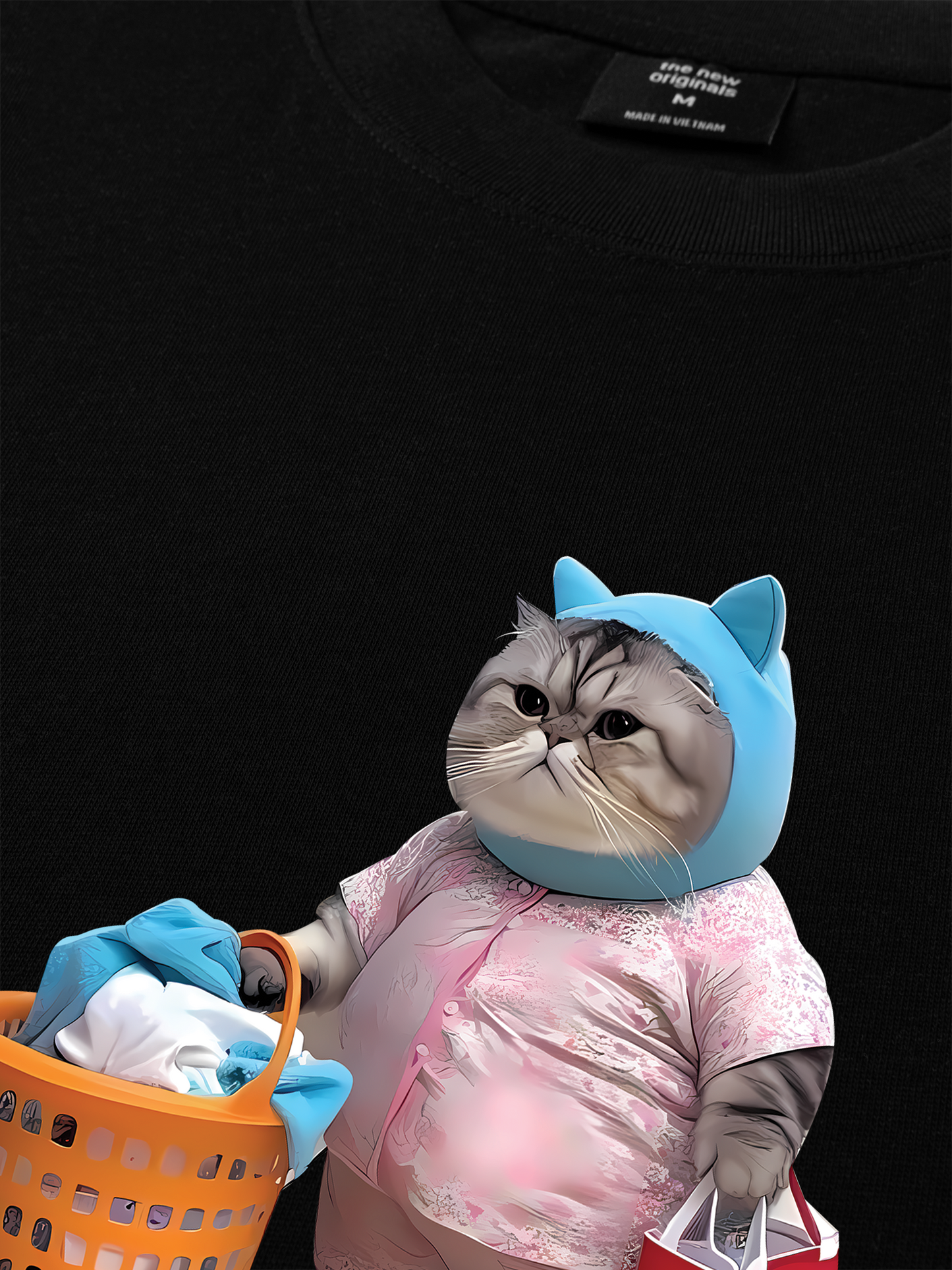 Áo Thun Relaxed Fit Animal Mood Mommy Meow