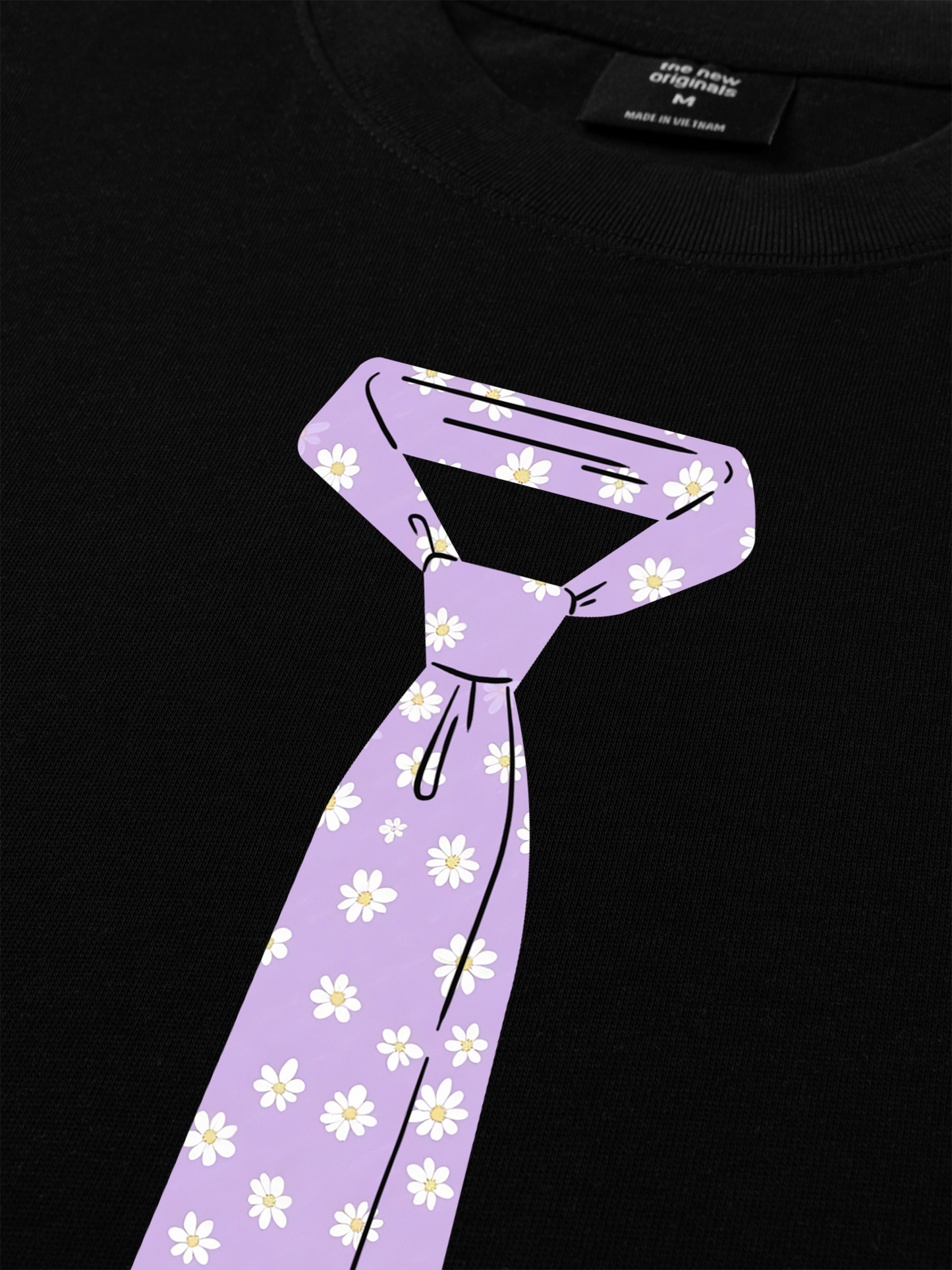 Áo Thun Relaxed Fit Daily Cuties Purple Tie