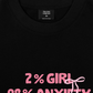 Áo Thun Relaxed Fit 2%Girl 98% Anxiety