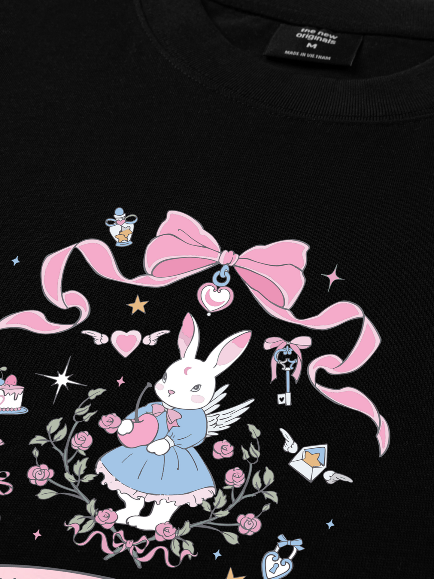 Áo Thun Relaxed Fit Daily Cuties Little Rose Paradise