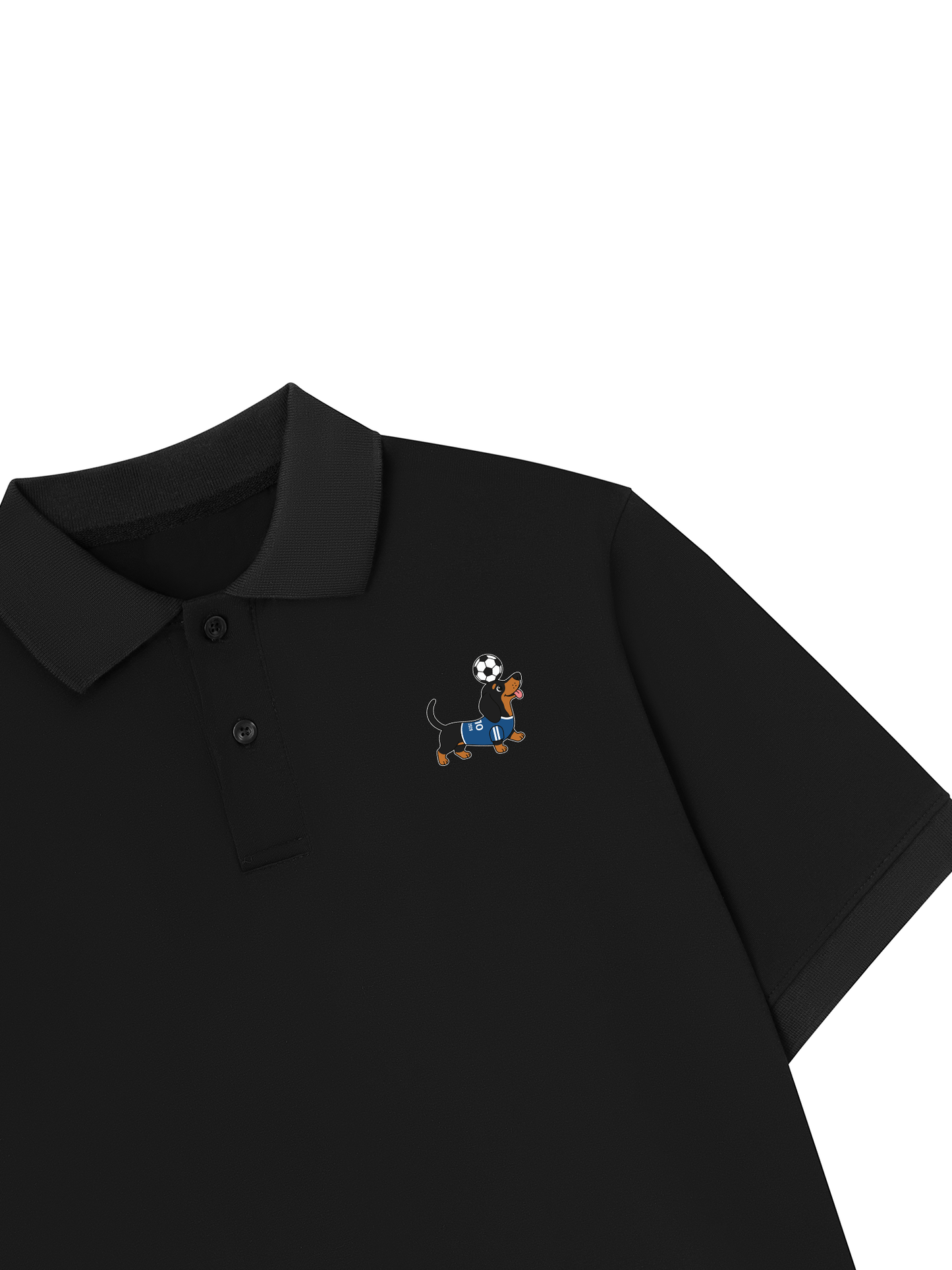 Áo Polo Relaxed Fit Dachshund FC Blue