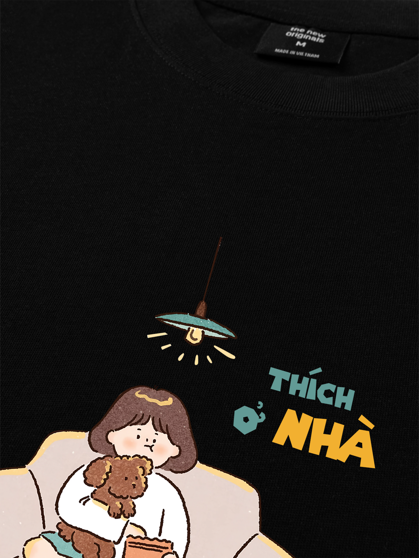 Áo Thun Relaxed Fit Thích Ở Nhà 2