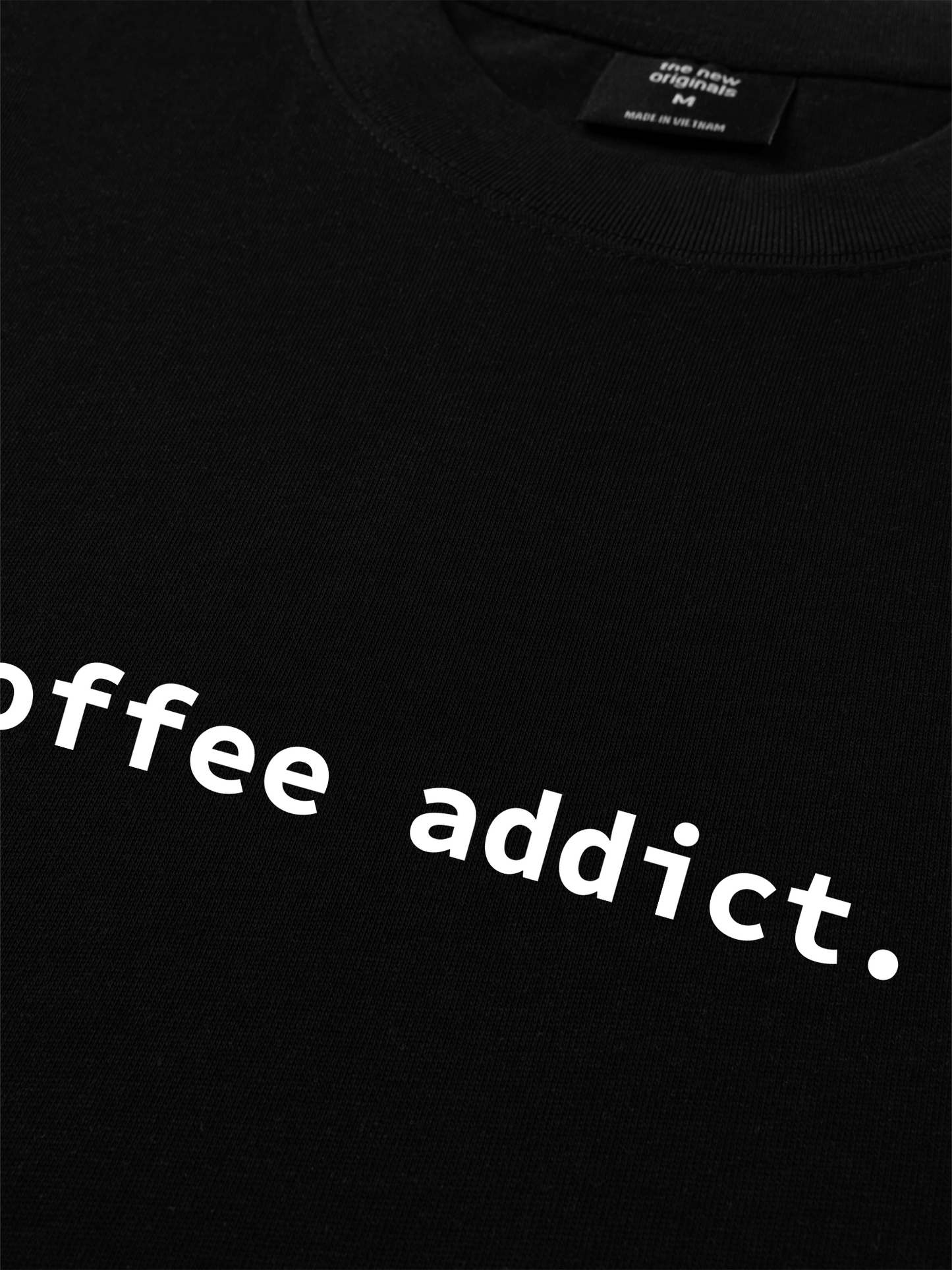 Áo Thun Relaxed Fit Coffee Addict