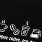 Áo Thun Relaxed Fit More Coffee, Less Drama
