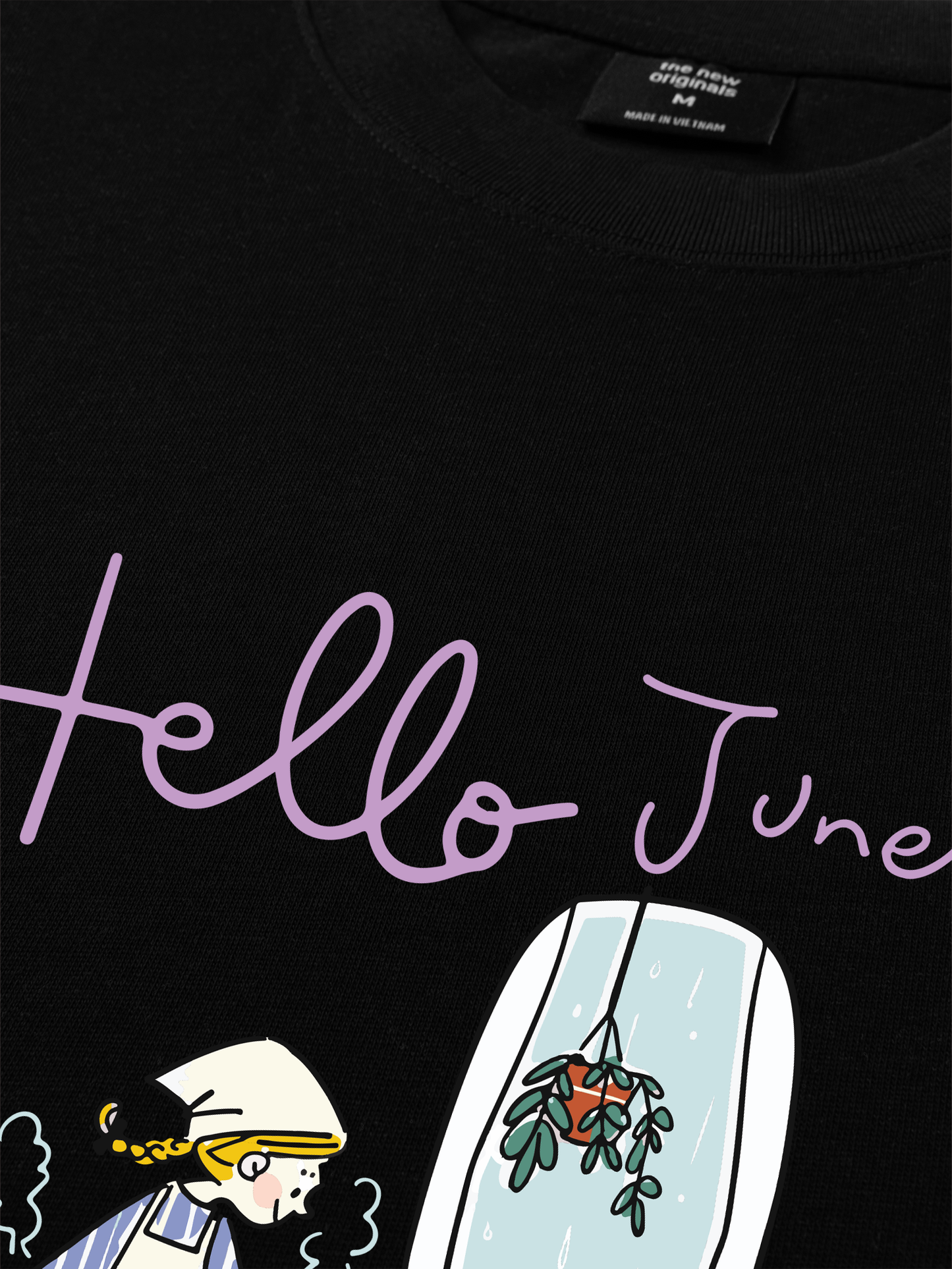 Áo Thun Relaxed Fit Hello June