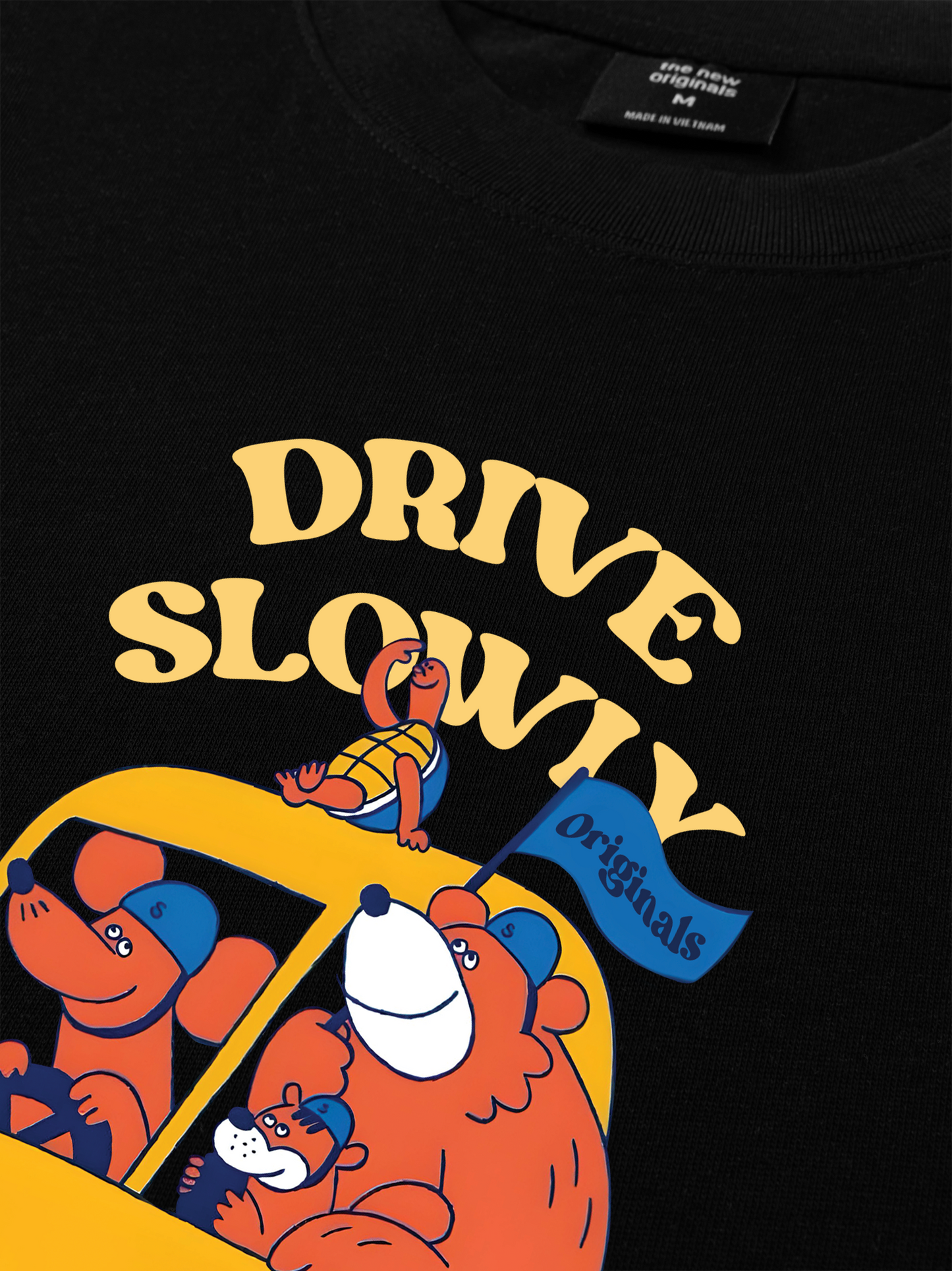 Áo Thun Relaxed Fit Drive Slowly