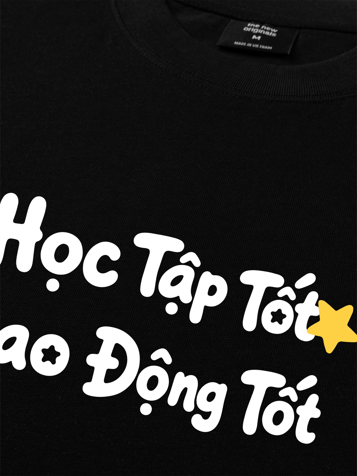 Áo Thun Relaxed Fit Học Tập Tốt, Lao Động Tốt