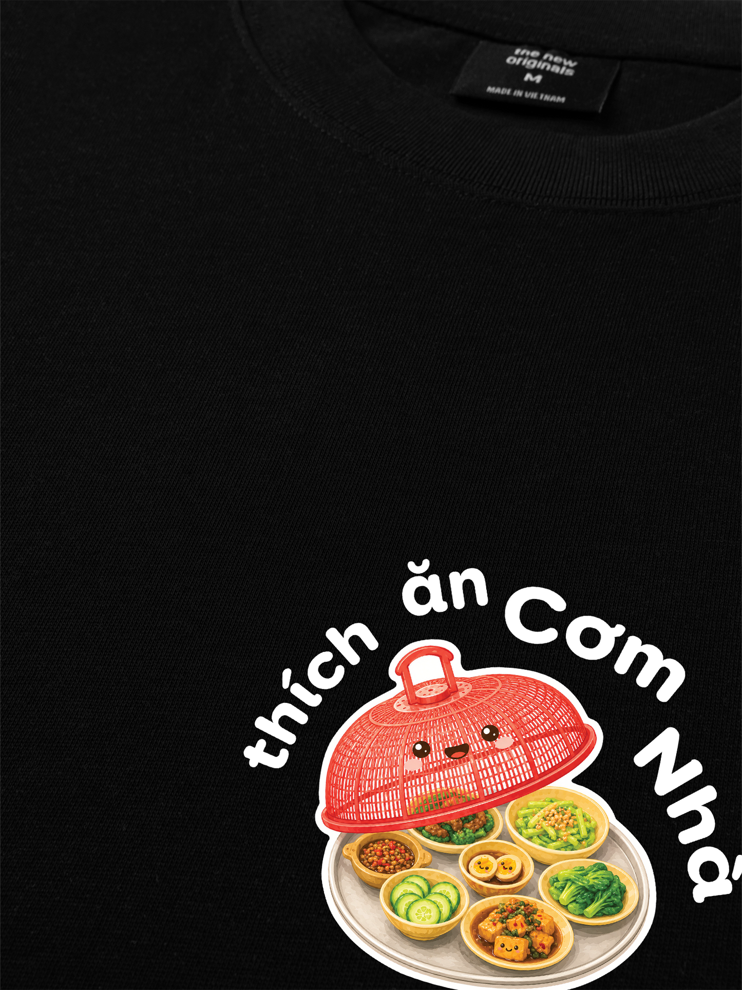 Áo Thun Relaxed Fit Thích Ăn Cơm Nhà