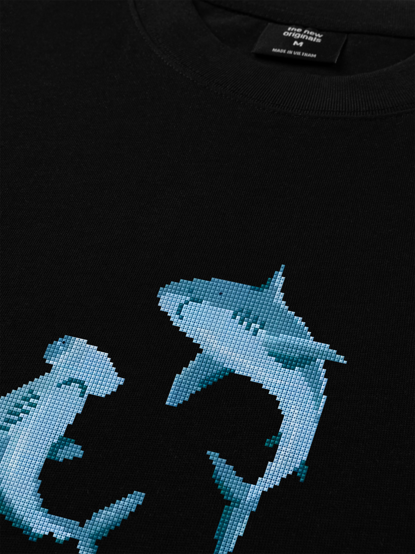 Áo Thun Relaxed Fit Pixel Universe Swimming To Your Heart