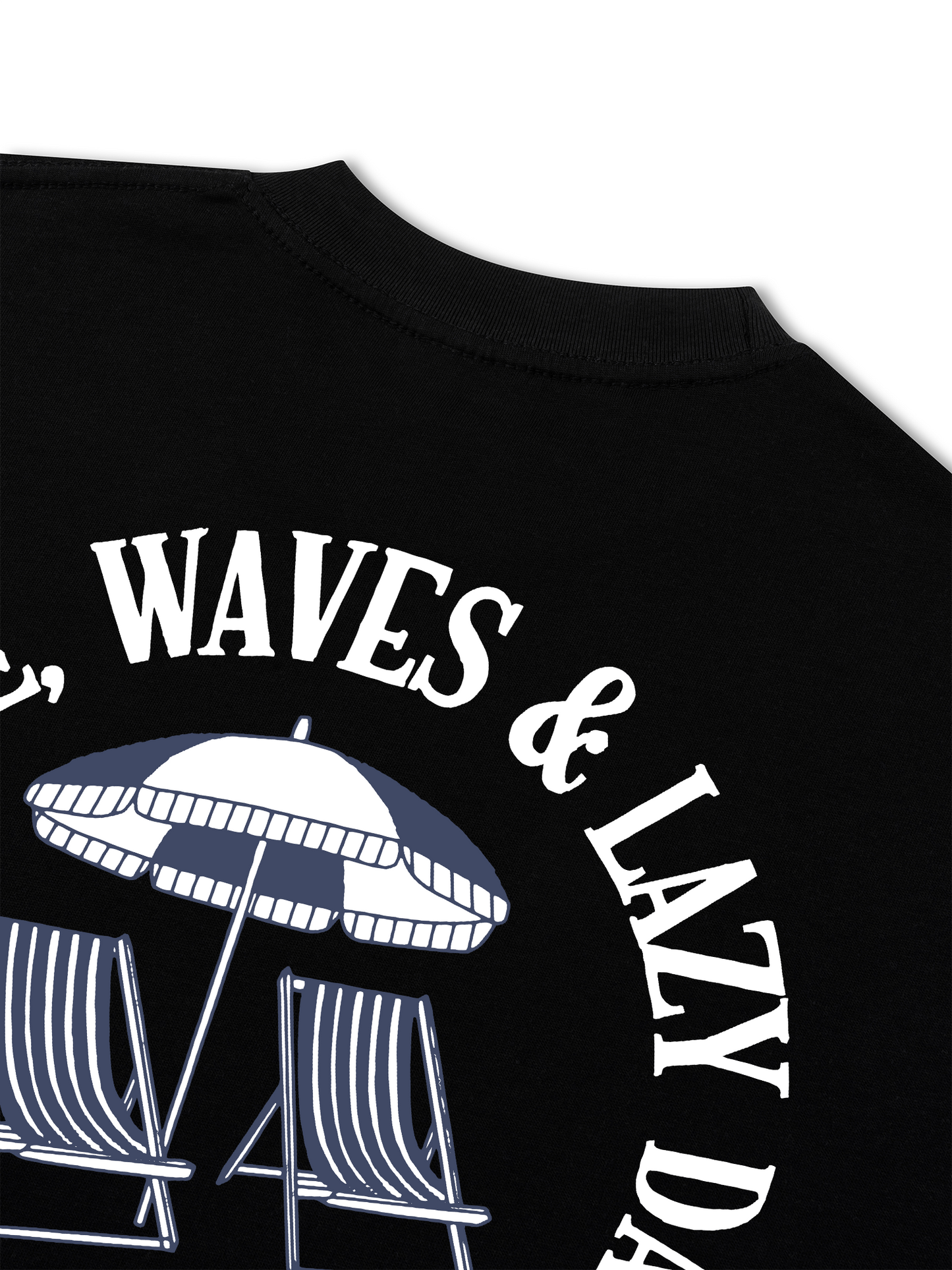 Áo Thun Relaxed Fit Sunshine, Waves & Lazy Days