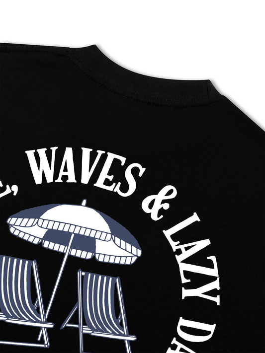 Áo Thun Relaxed Fit Sunshine, Waves & Lazy Days
