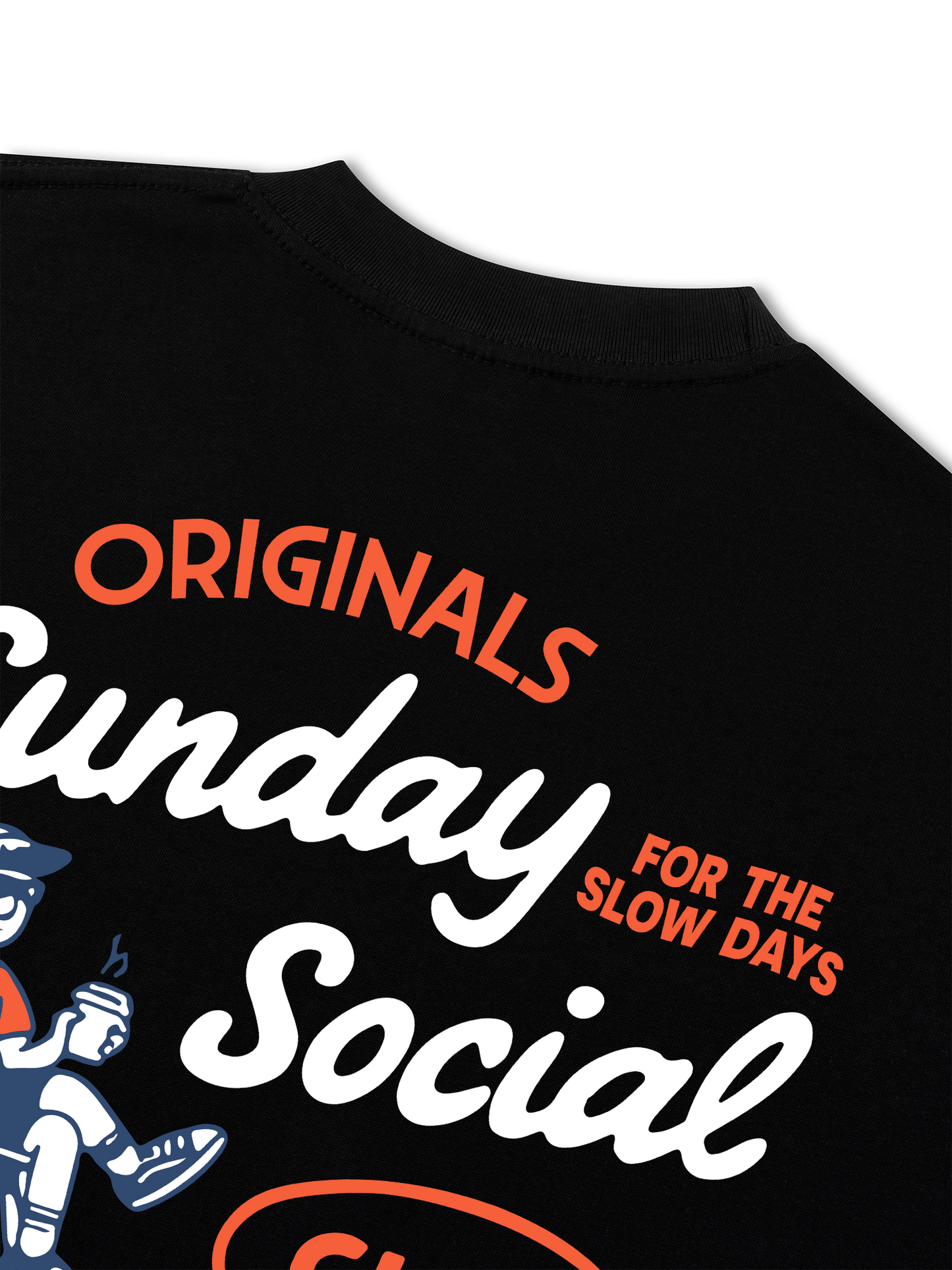 Áo Thun Relaxed Fit Sunday Social