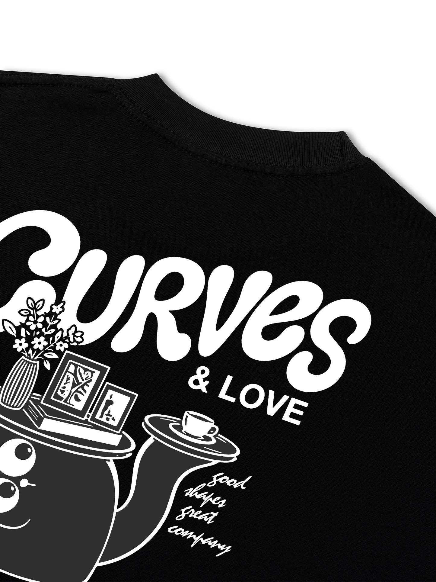 Áo Thun Relaxed Fit Curves And Love