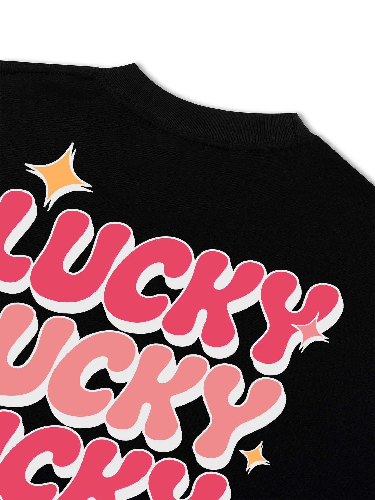 Áo Thun Relaxed Fit Cherry Lucky Girl