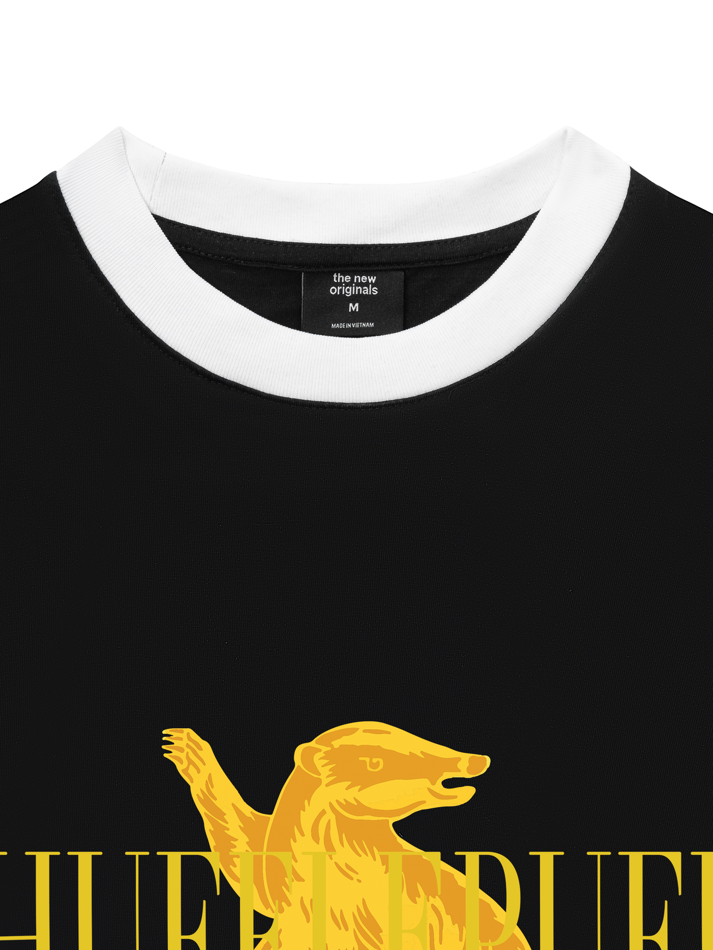 Áo Thun Ringer Relaxed Fit Harry Potter Hufflepuff