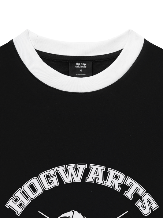 Áo Thun Ringer Relaxed Fit Harry Potter Hogwarts