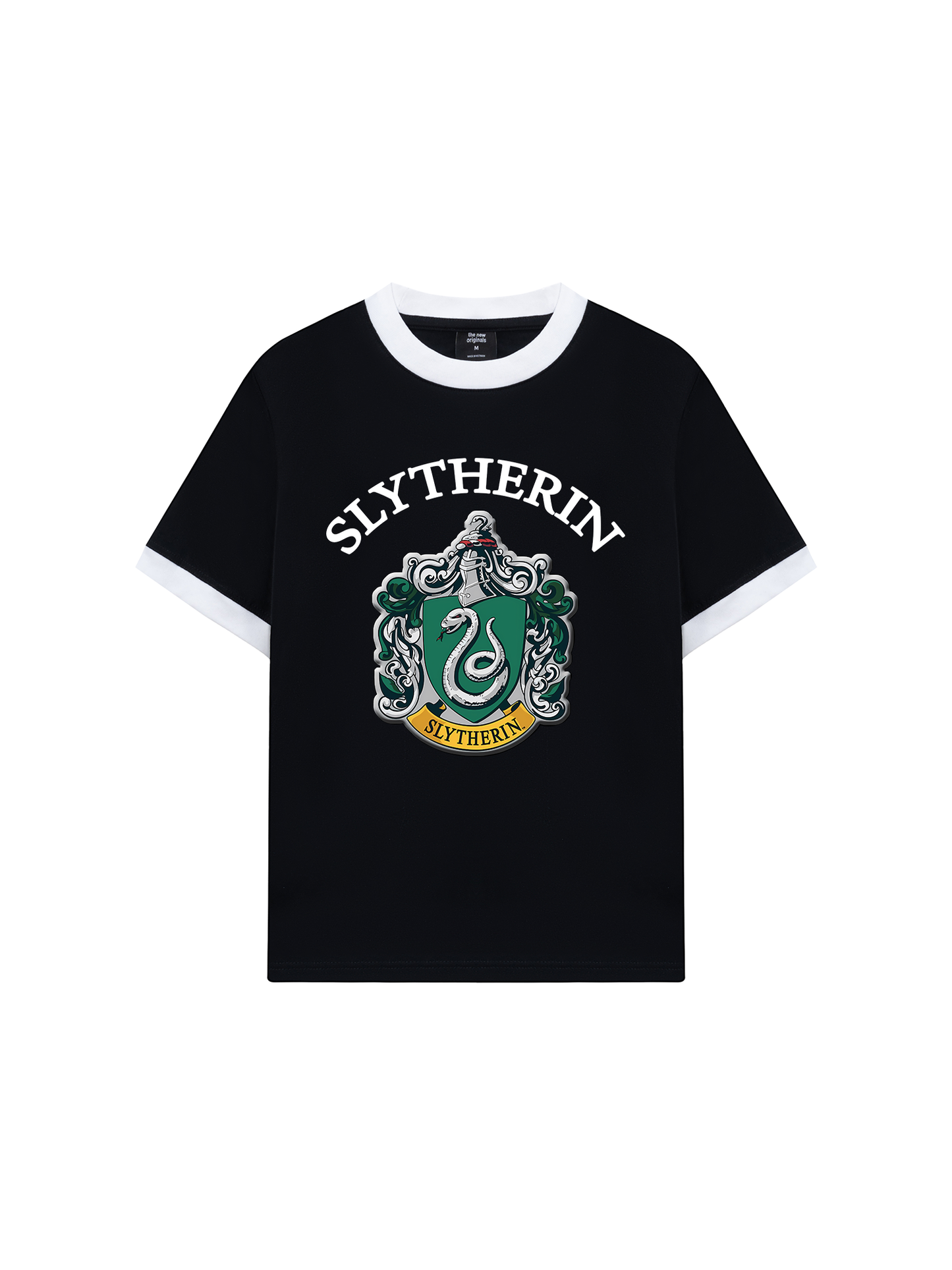 Áo Thun Ringer Relaxed Fit Harry Potter Slytherin Vintage