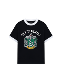 Áo Thun Ringer Relaxed Fit Harry Potter Slytherin Vintage