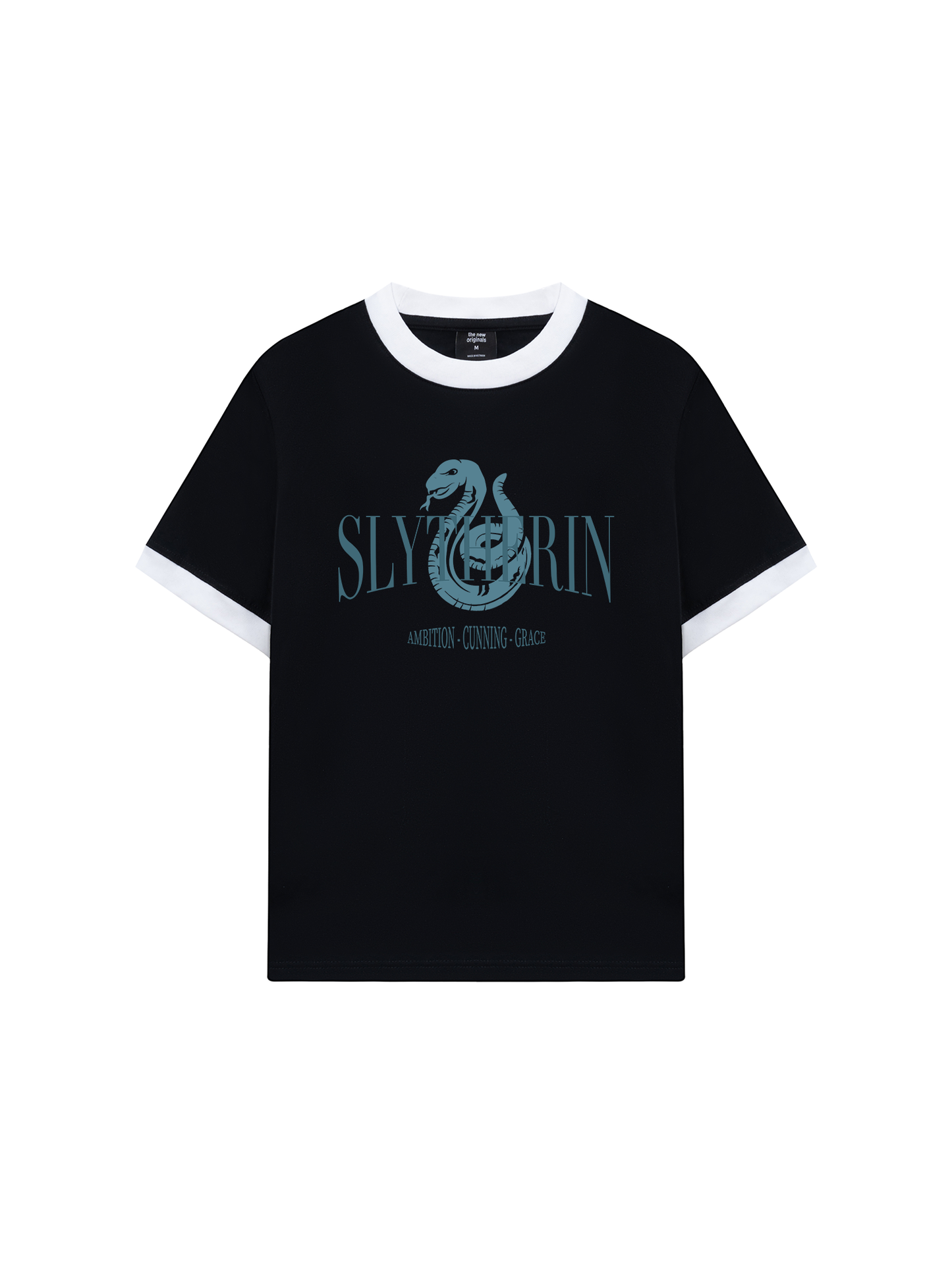 Áo Thun Ringer Relaxed Fit Harry Potter Sytherin